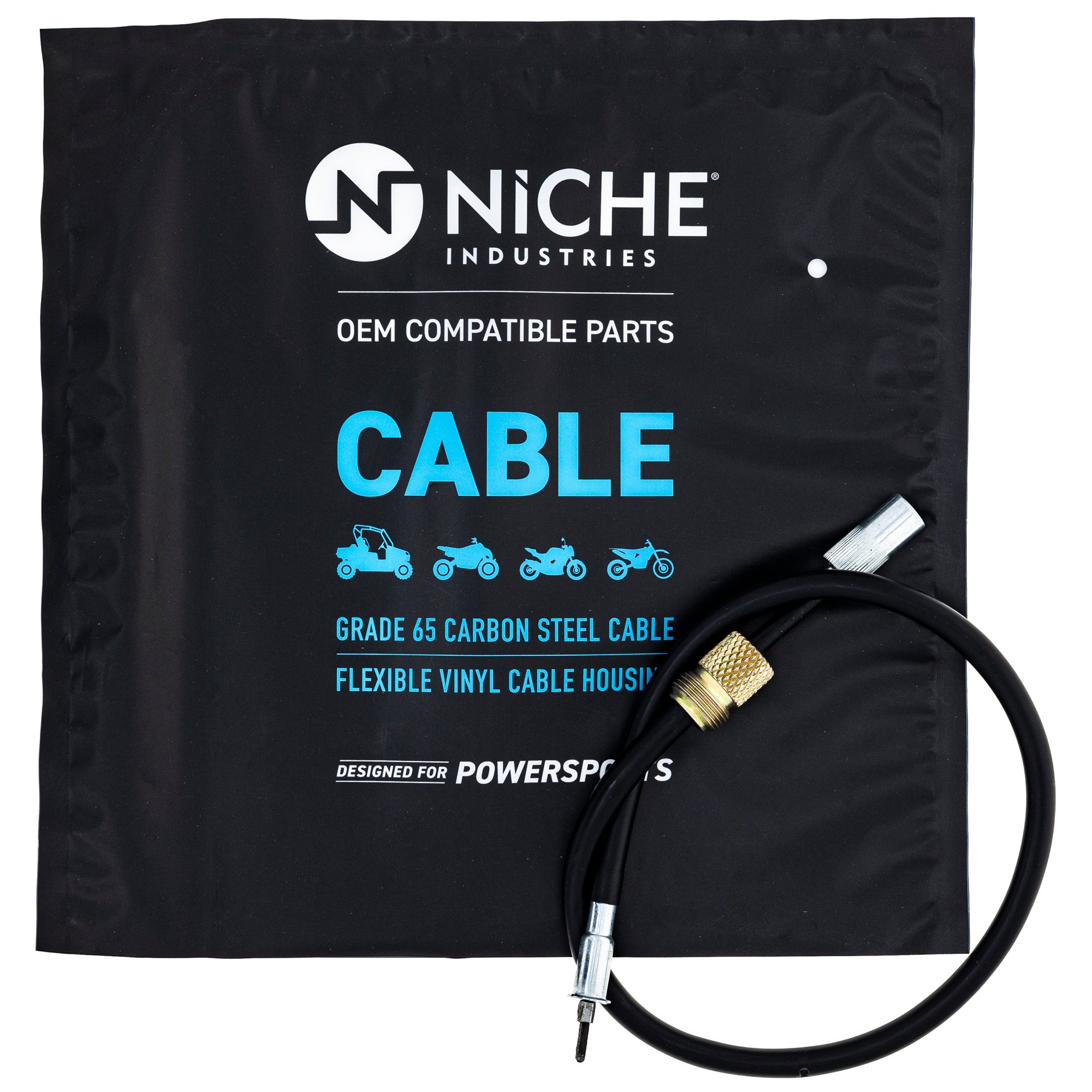 NICHE 519-CCB2124L Tachometer Cable for zOTHER KZ400 KZ250 KZ200