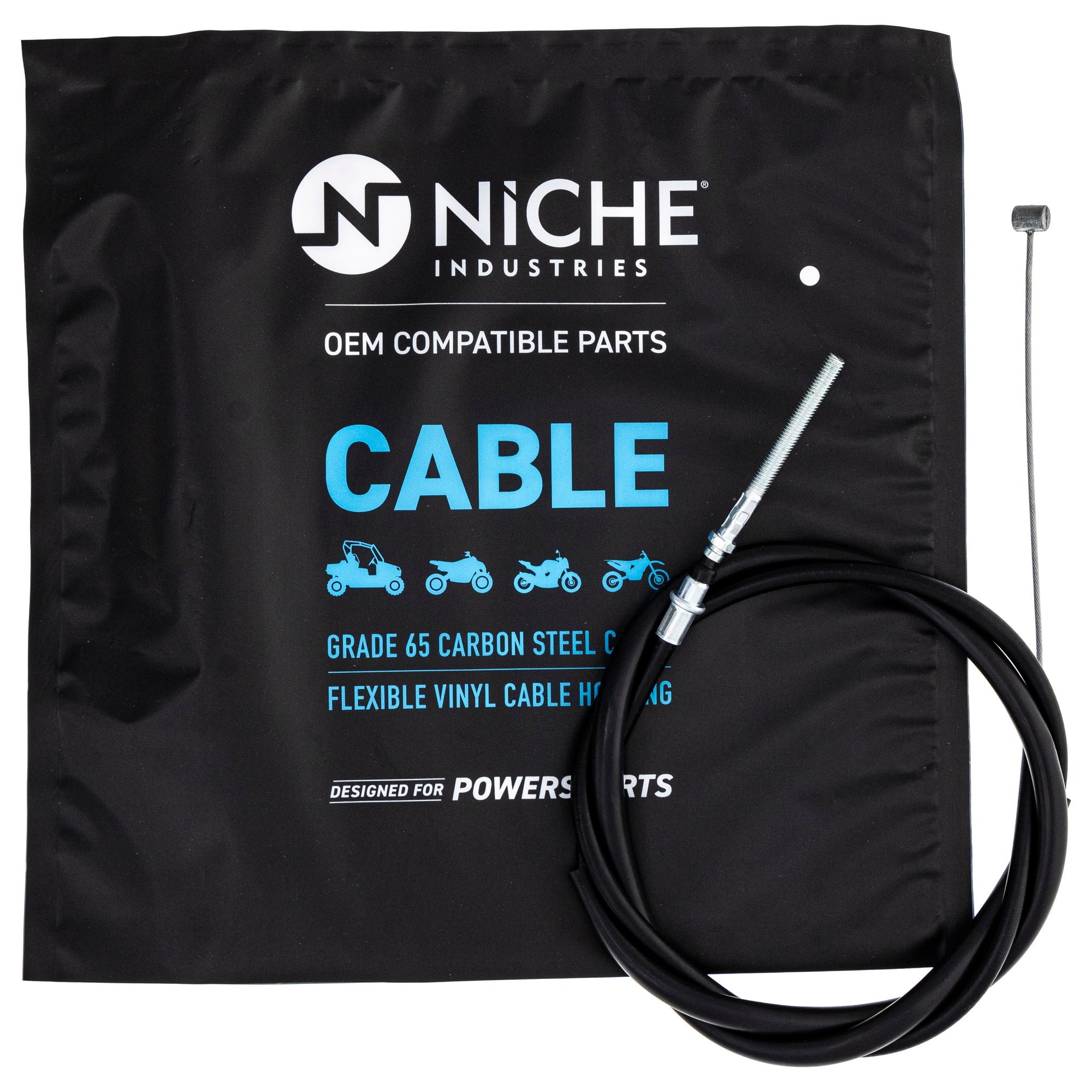 NICHE 519-CCB2182L Rear Hand Brake Cable for zOTHER Badger