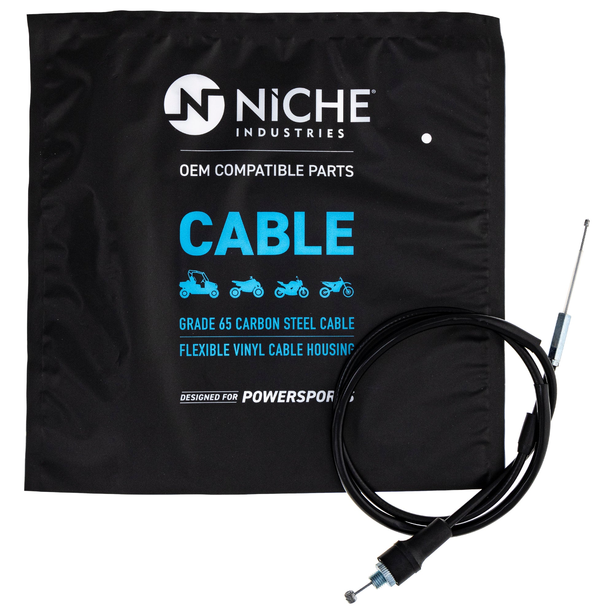 NICHE 519-CCB3243L Throttle Cable for zOTHER Kodiak Grizzly Bruin Big