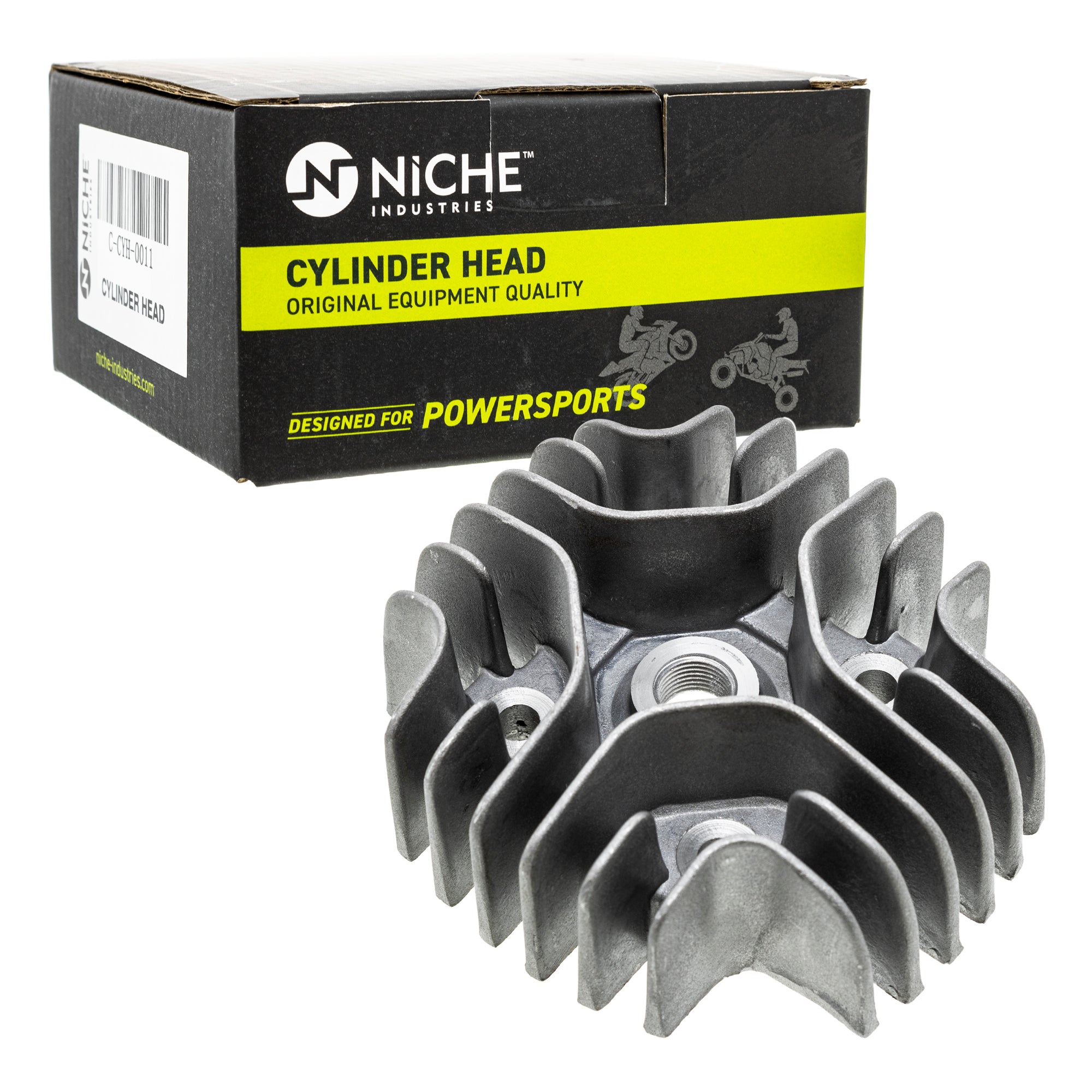 Cylinder Head for Suzuki Kawasaki Quadsport Quadrunner Quadmaster KFX50 11111-04001 NICHE 519-CCY2233H