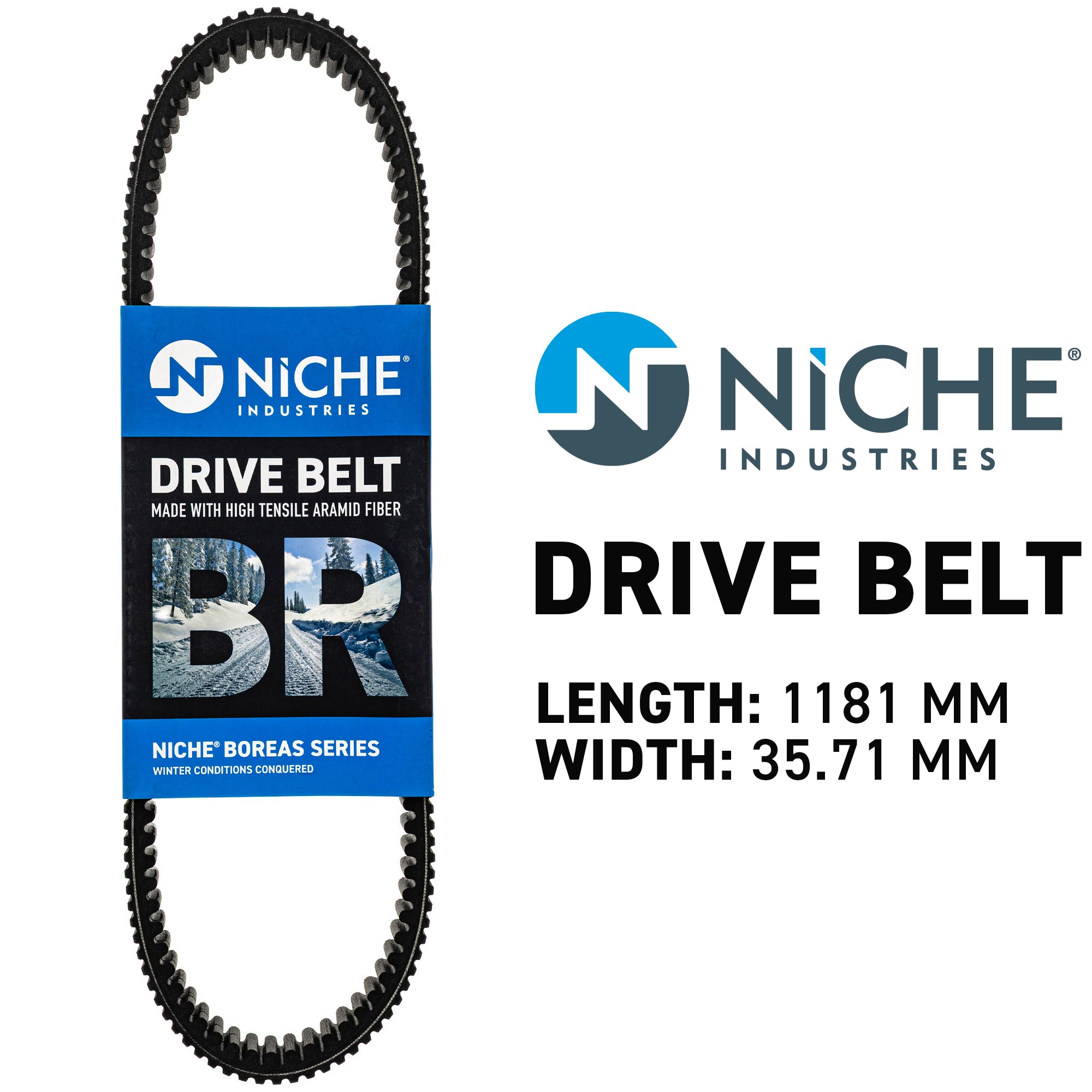 NICHE 519-CDB2290T Drive Belt for XLT XCF WideTrak Triumph