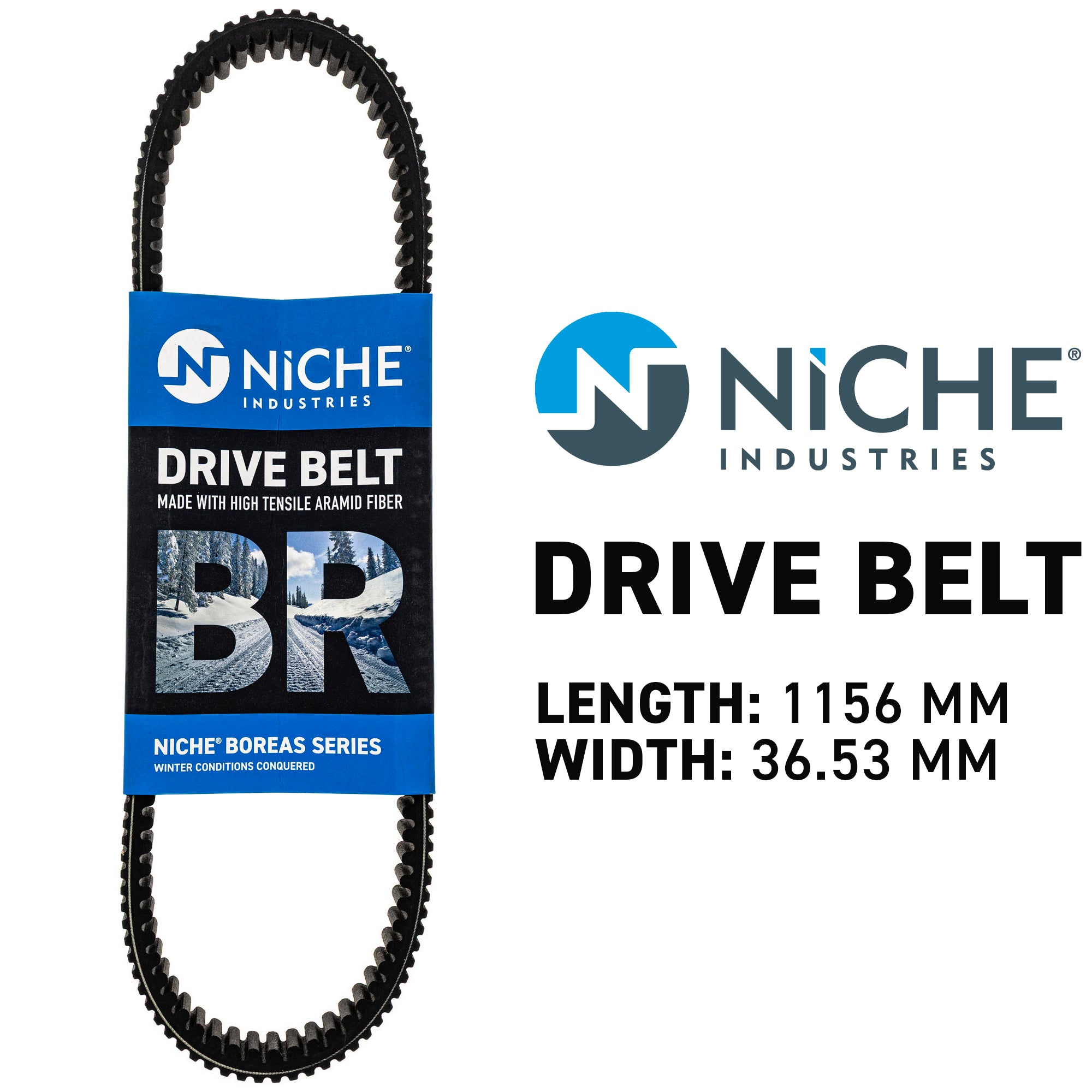NICHE 519-CDB2203T Drive Belt for Voyager Touring Switchback SKS