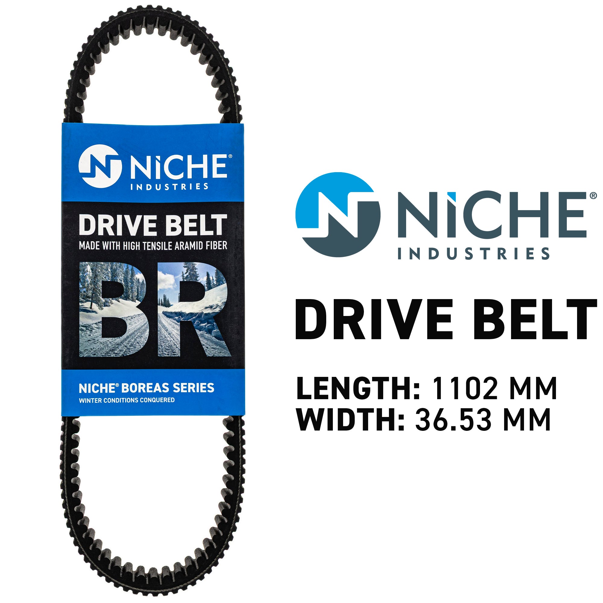 NICHE 519-CDB2326T Drive Belt for IQ Cat