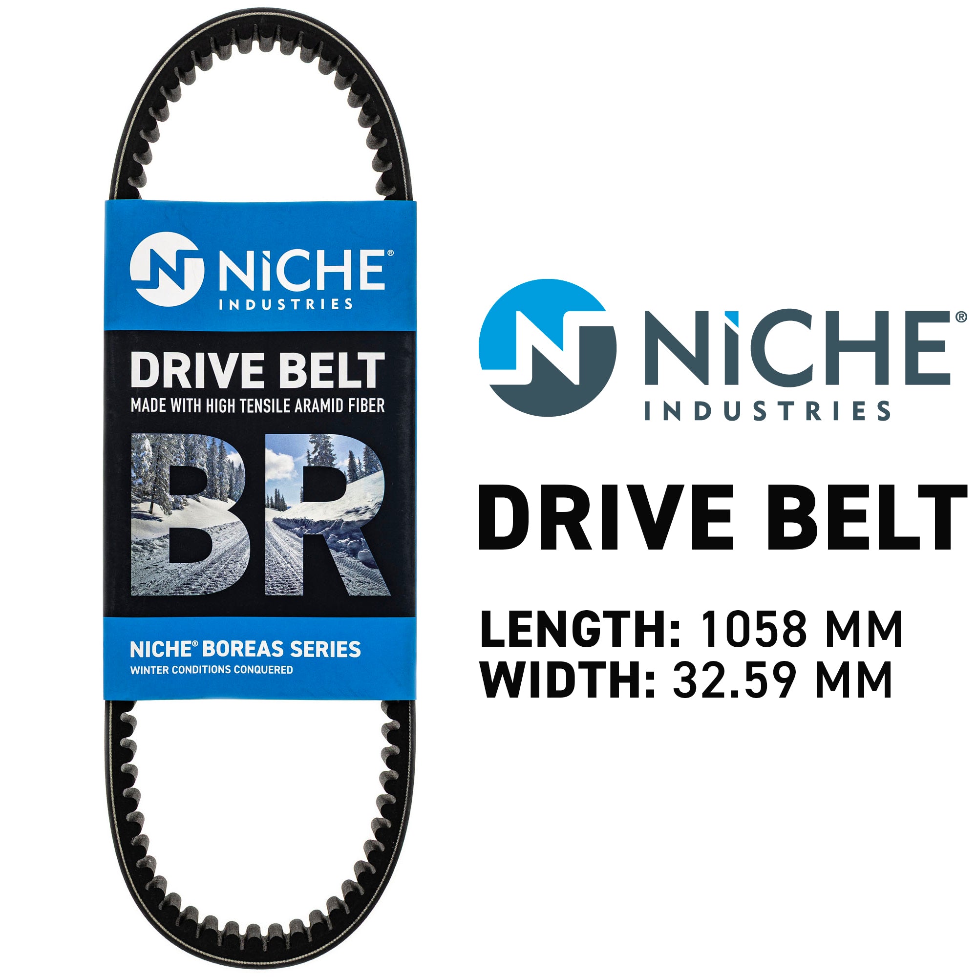 NICHE 519-CDB2337T Drive Belt for Voyager Switchback Rush RMK