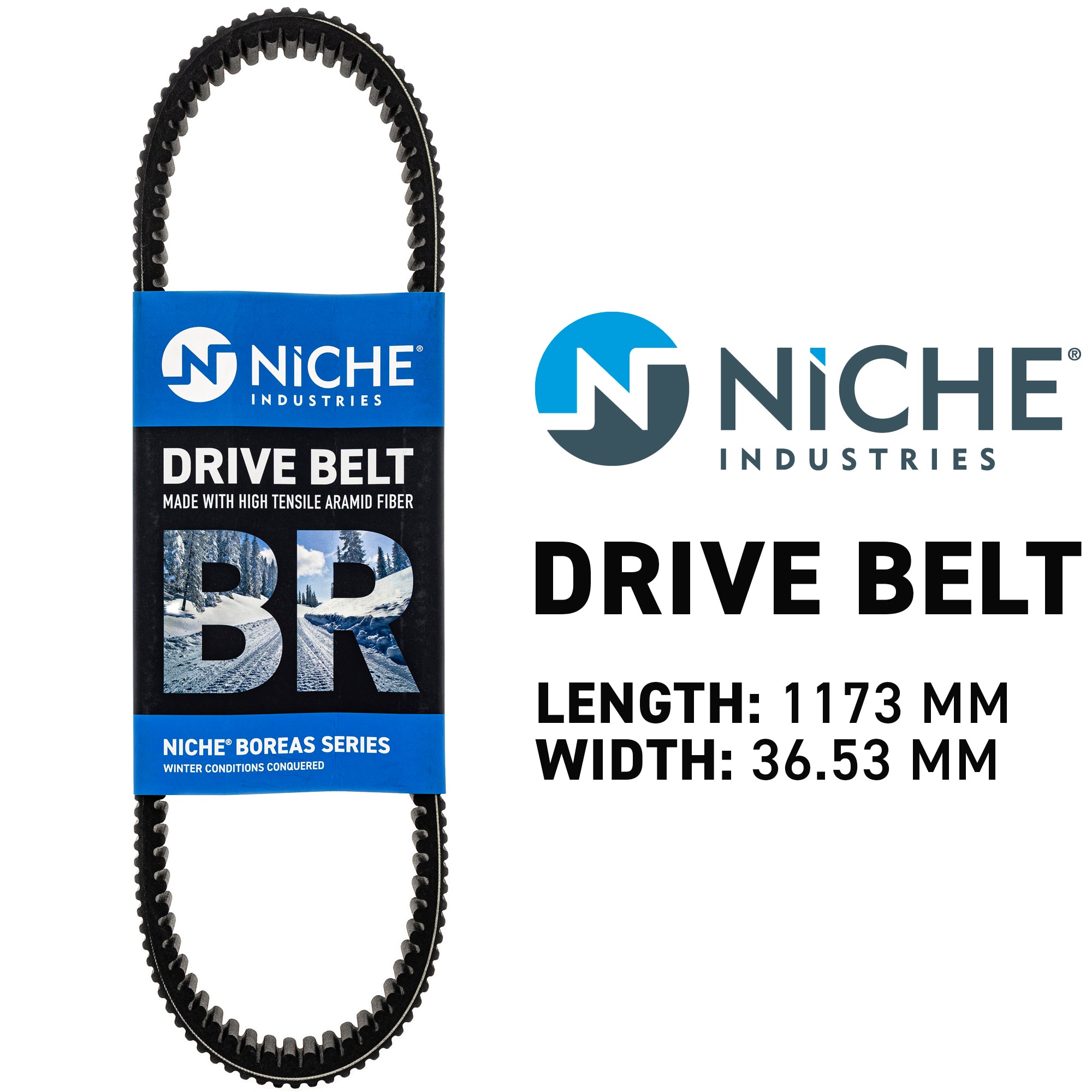 NICHE 519-CDB2344T Drive Belt for WideTrak