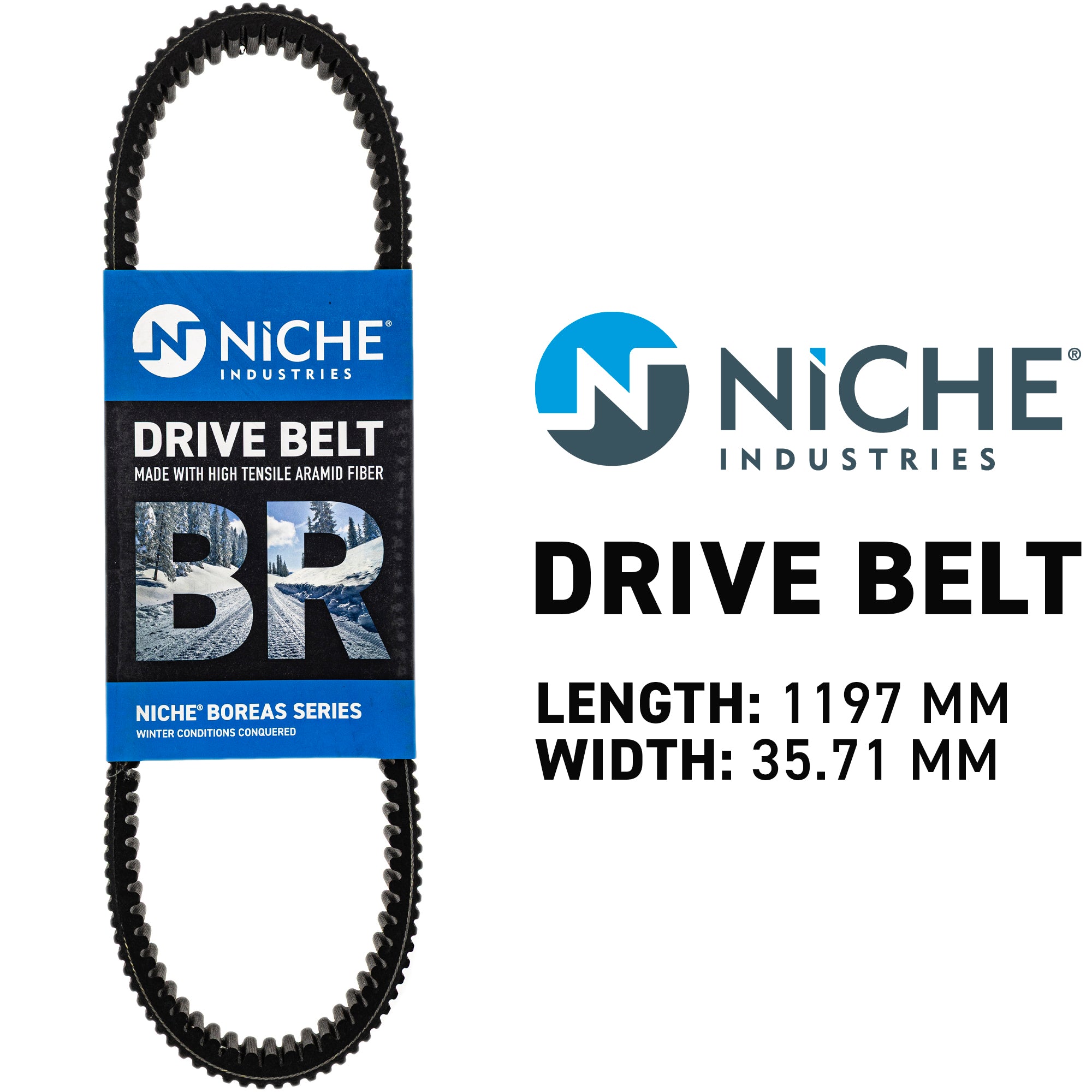NICHE 519-CDB2376T Drive Belt for WideTrak