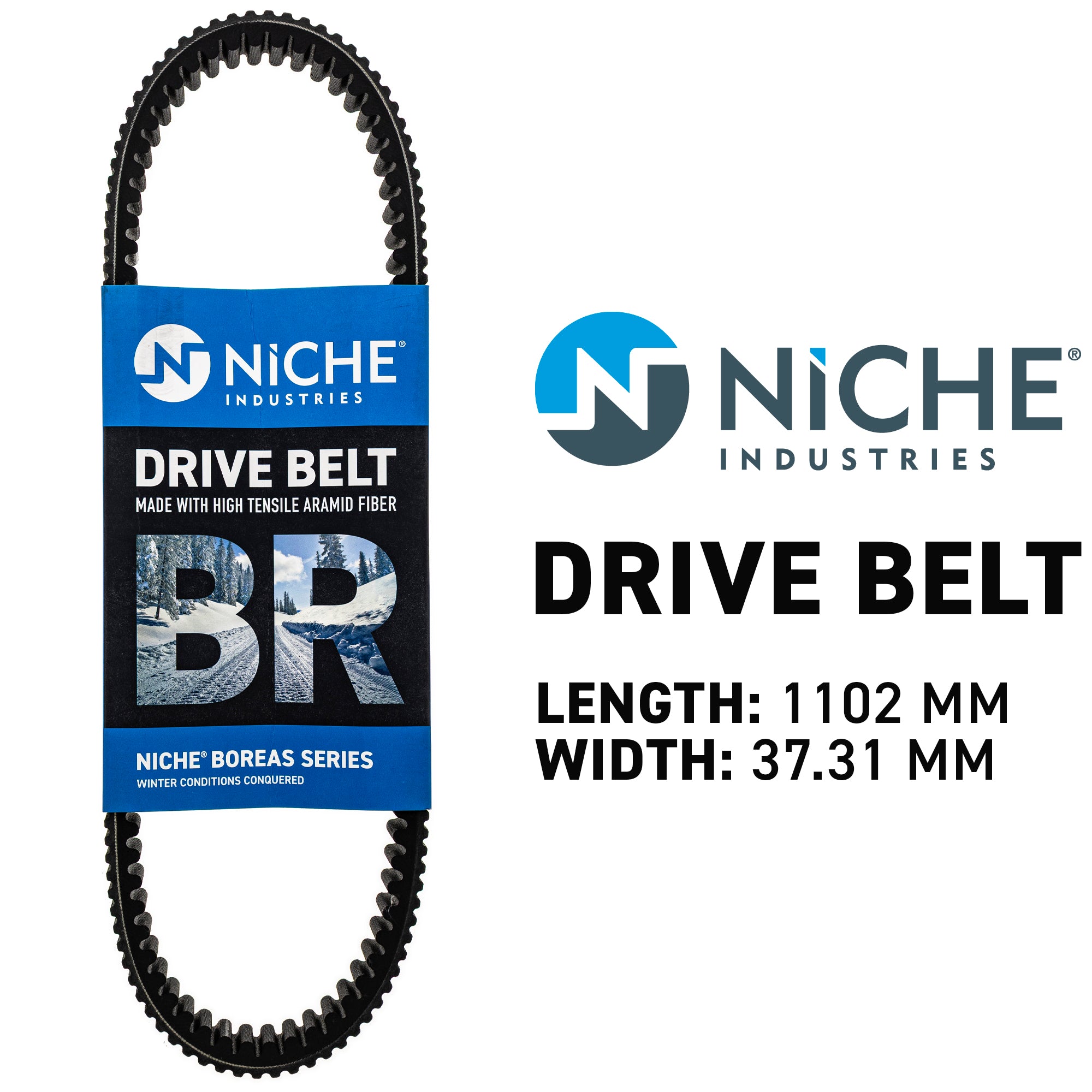NICHE 519-CDB2378T Drive Belt for Skandic