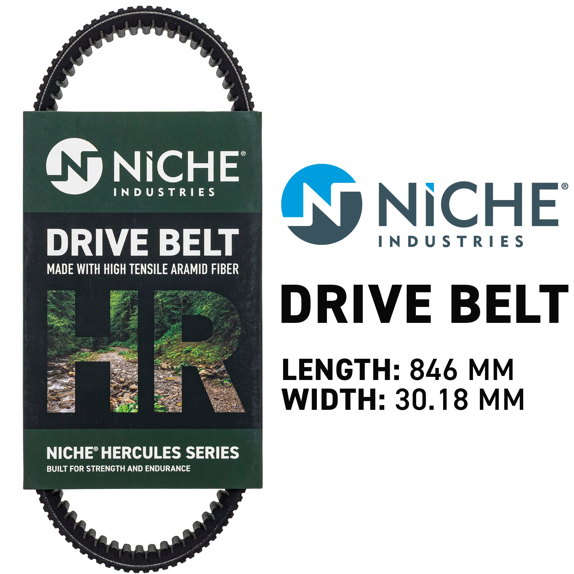 NICHE 519-CDB2405T Drive Belt for Wolverine Rhino Kodiak Grizzly