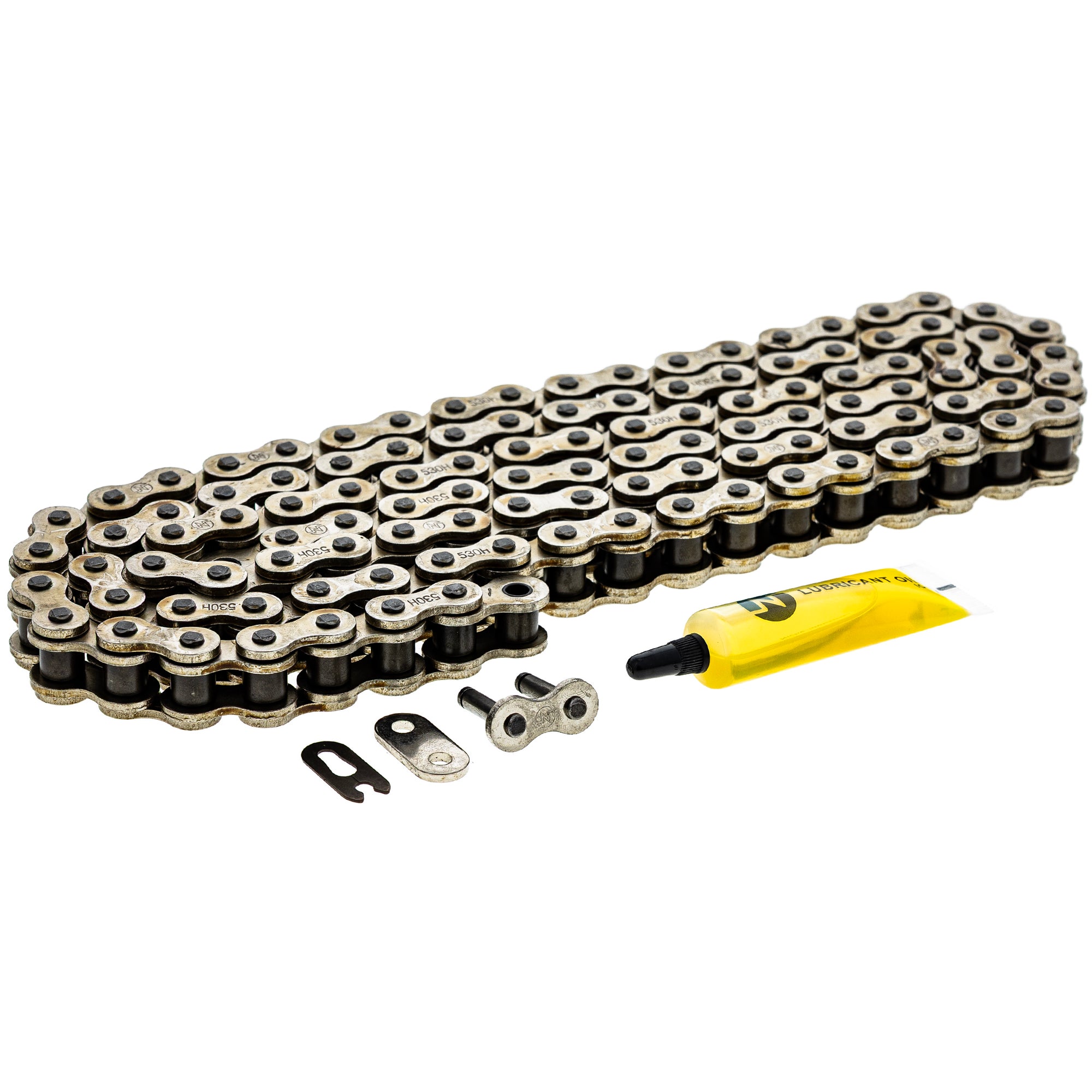 Drive Chain 112 Standard Non O-Ring w/ Master Link for zOTHER Suzuki Kawasaki ZZR600 XN85 NICHE 519-CDC2252H