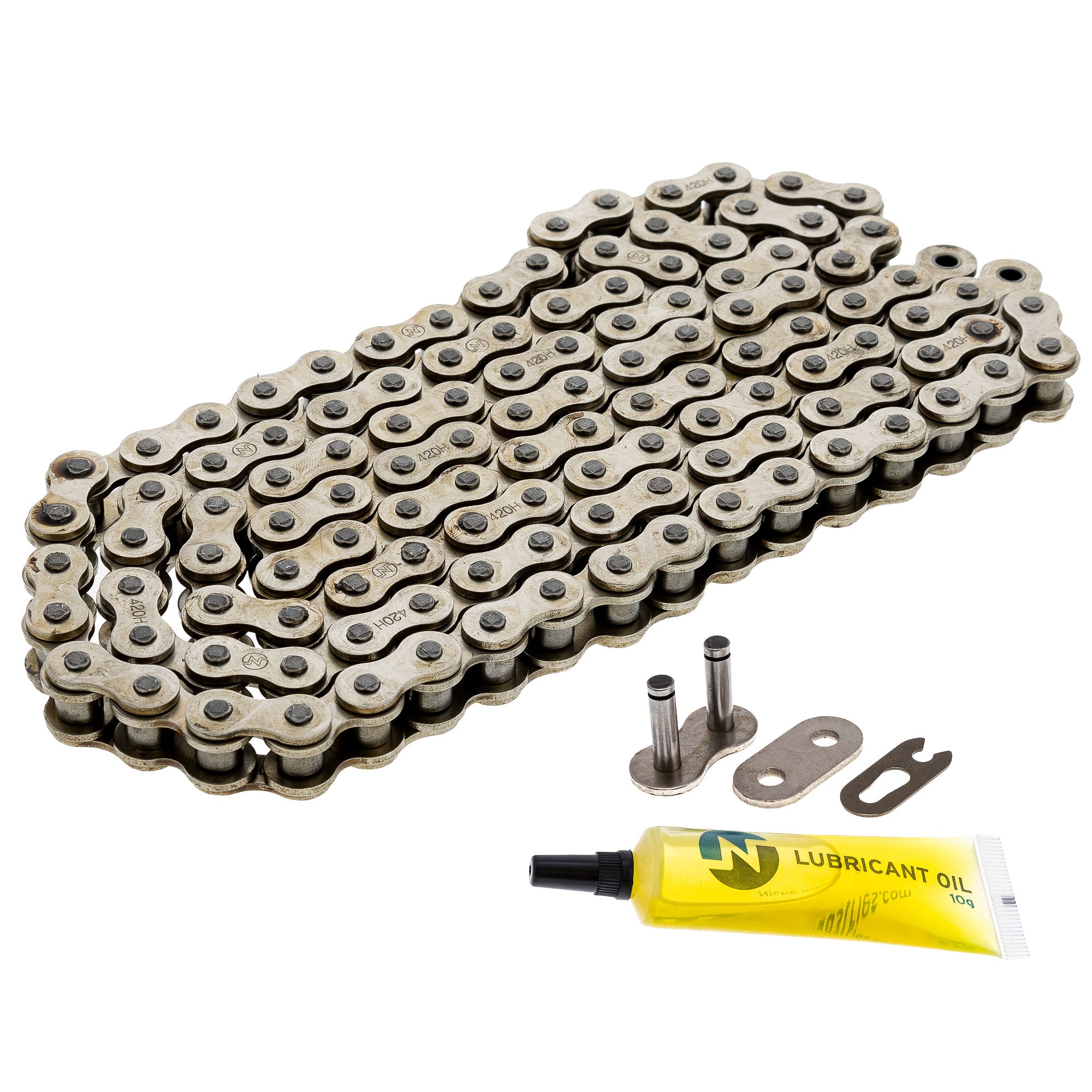 Drive Chain 120 Standard Non O-Ring w/ Master Link for zOTHER Kawasaki Honda TS75 TS50 NICHE 519-CDC2251H