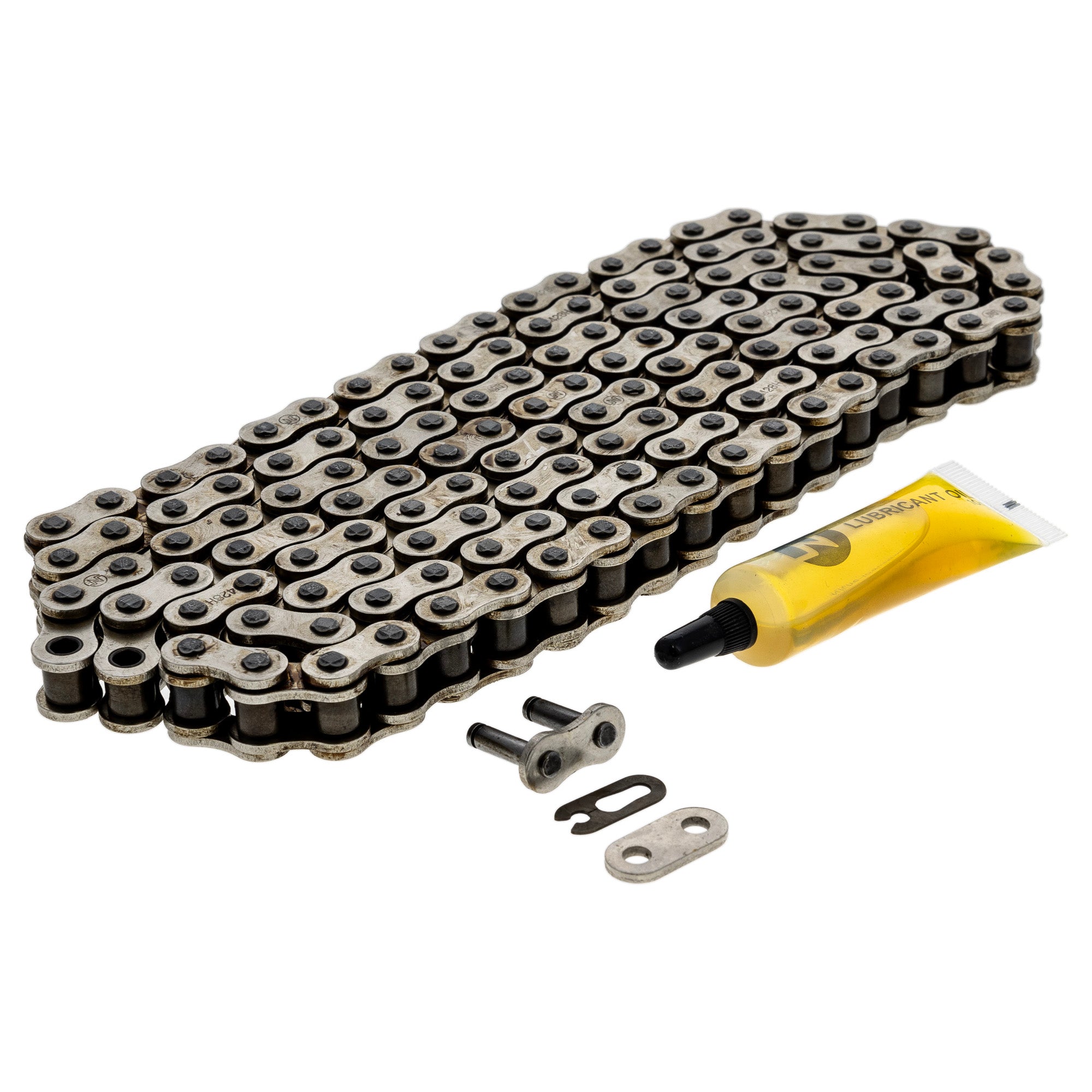 Drive Chain 140 Standard Non O-Ring w/ Master Link for NGK 5246 NICHE 519-CDC2357H