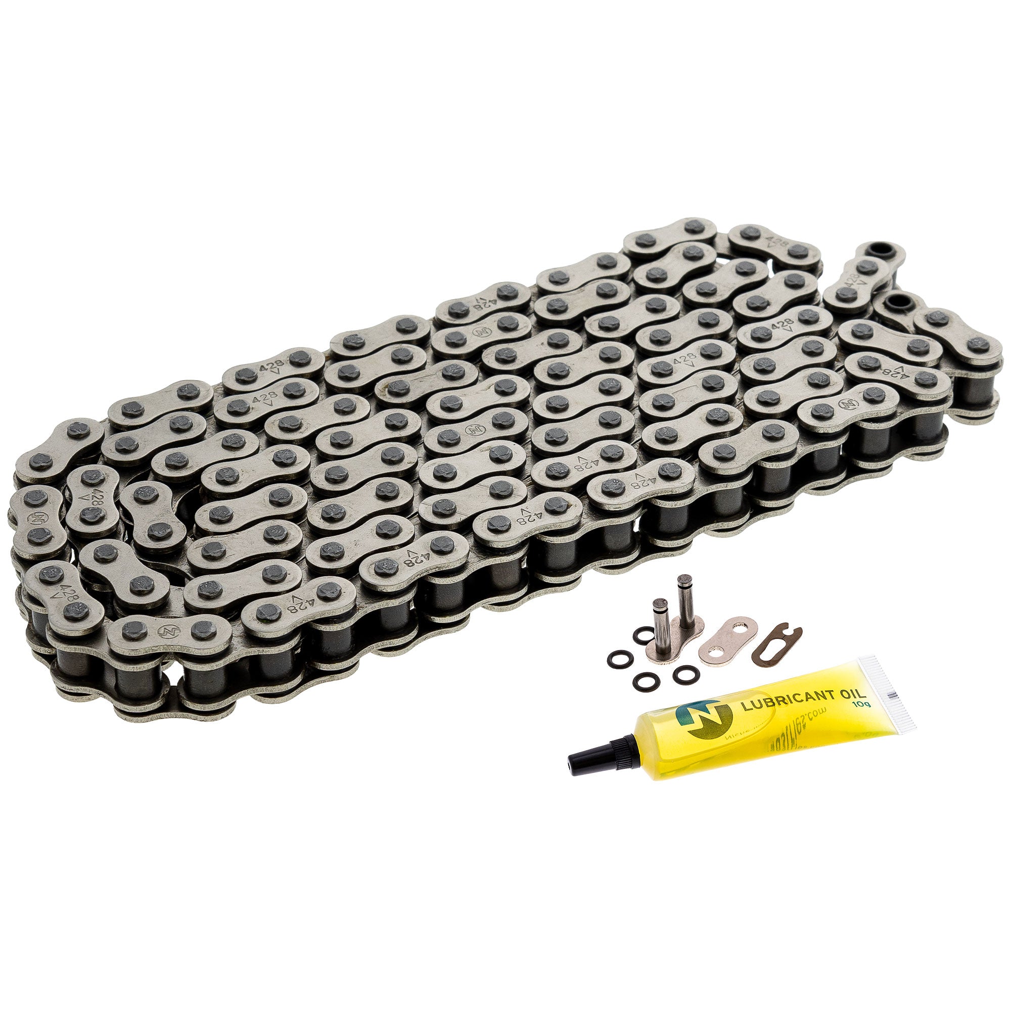 Drive Chain 122 O-Ring w/ Master Link for zOTHER Yamaha Suzuki Kawasaki TW200 TTR125LE NICHE 519-CDC2382H