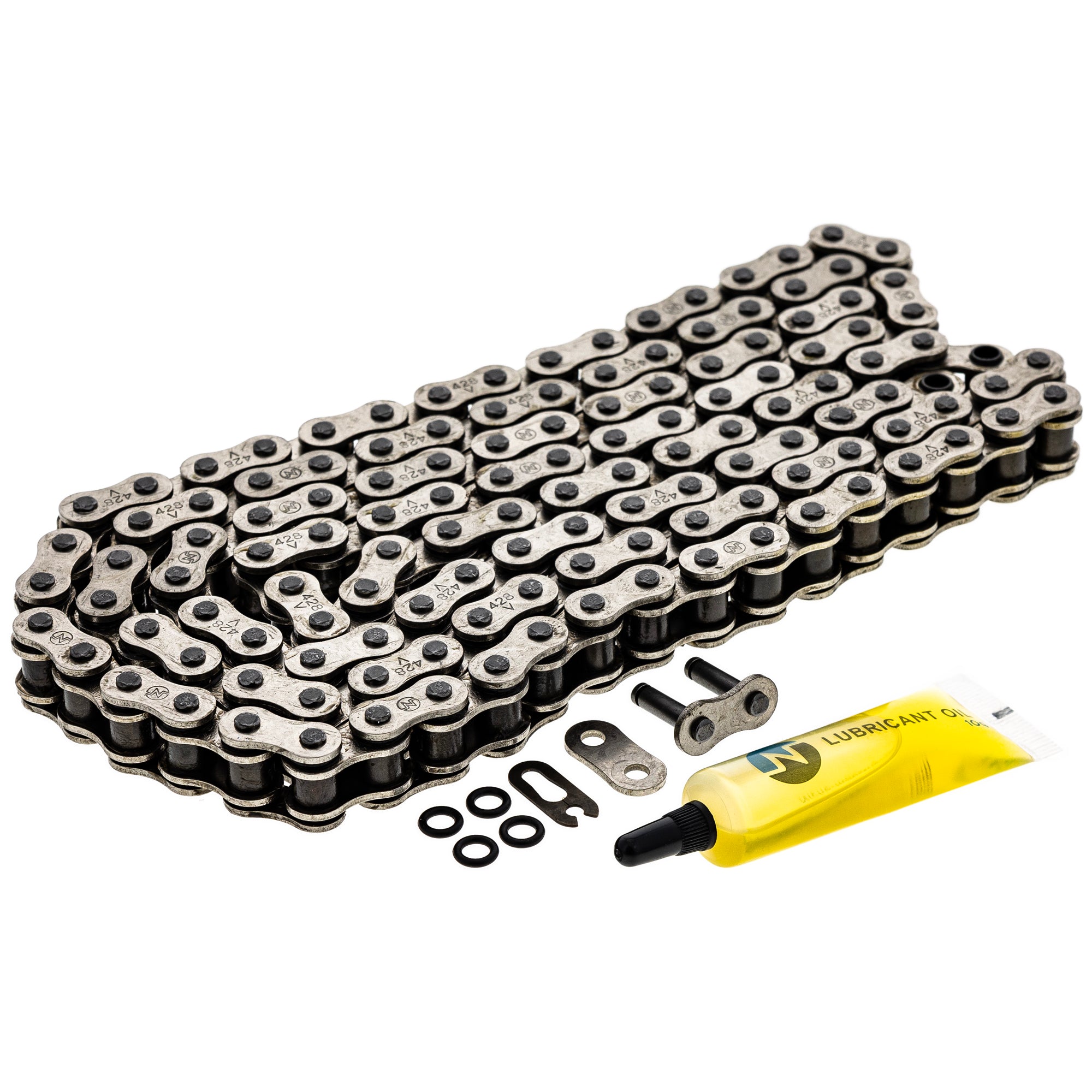 Drive Chain 130 O-Ring w/ Master Link for zOTHER Yamaha XT350 SR400 Roadwin RM80 NICHE 519-CDC2393H