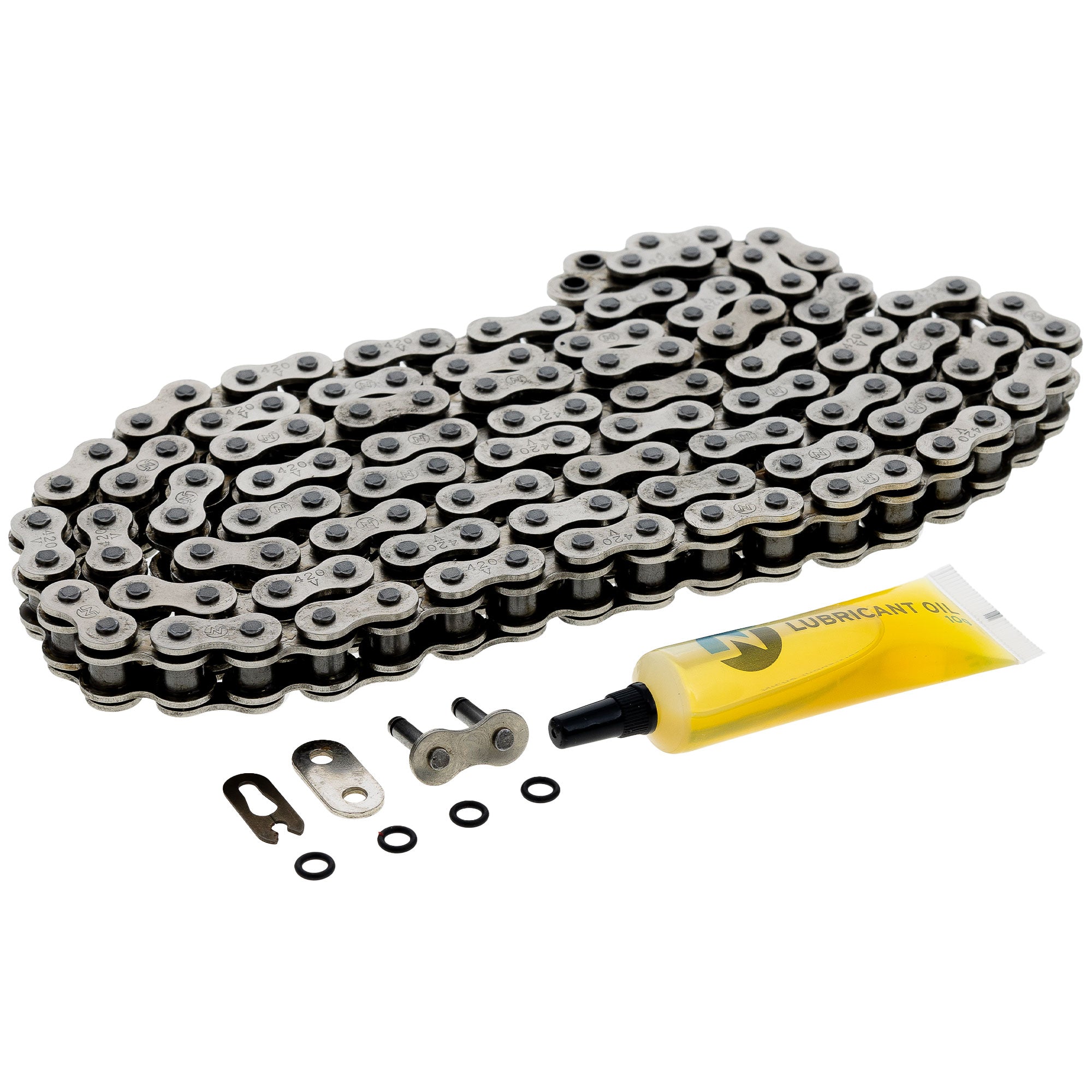 Drive Chain 126 O-Ring w/ Master Link for zOTHER Honda KX80 Expert DT50 5289 420V-126 NICHE 519-CDC2390H