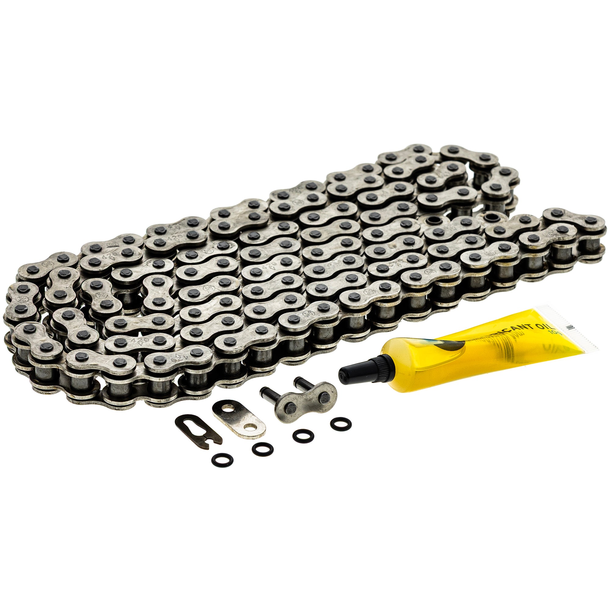 Drive Chain 118 O-Ring w/ Master Link for zOTHER Honda XR50R NS50F KX80 CR80R 5307 NICHE 519-CDC2318H