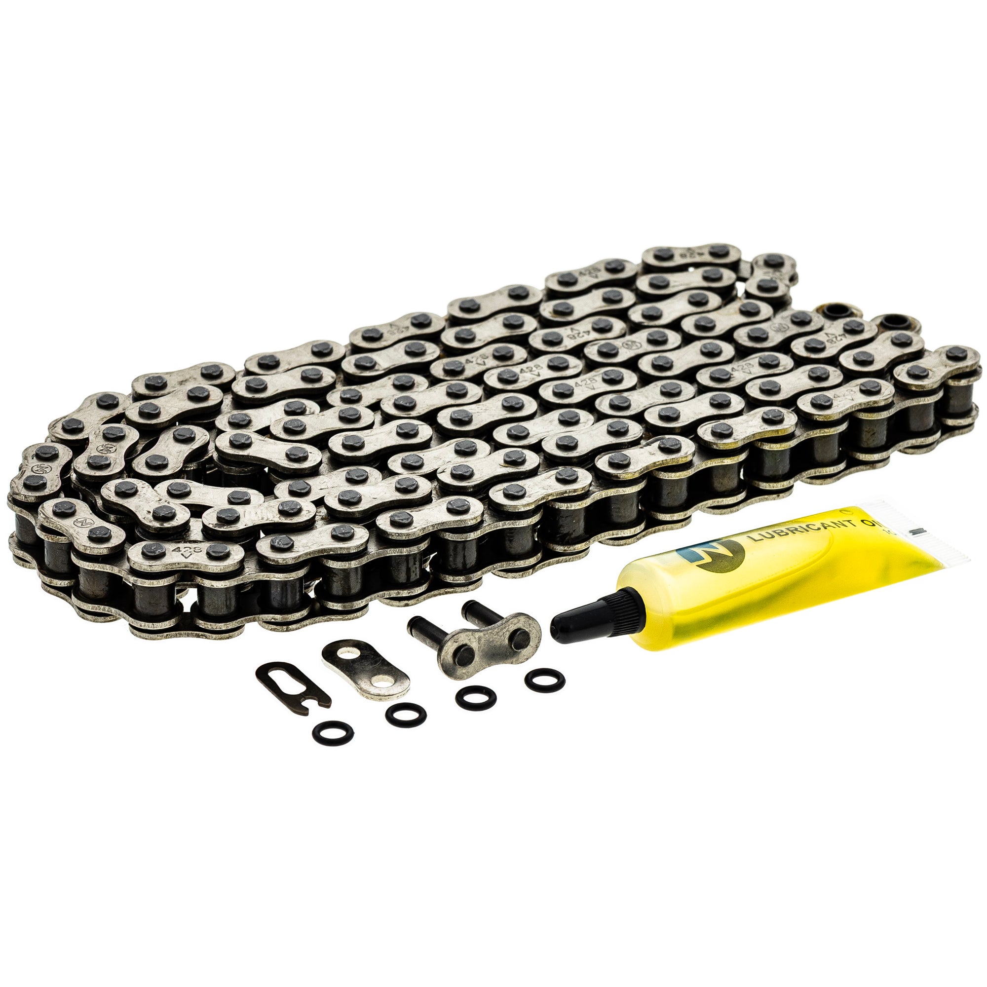 Drive Chain 116 O-Ring w/ Master Link for zOTHER Yamaha YZ125 YAS1C TTR125LE TTR125L NICHE 519-CDC2319H