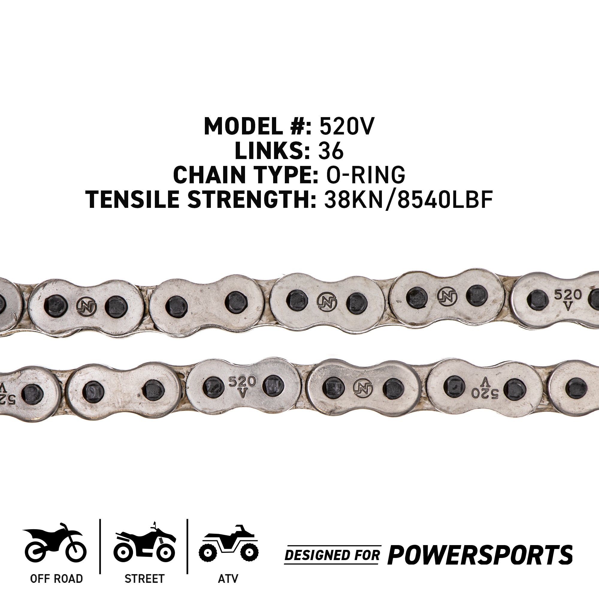 NICHE 519-CDC2445H Chain for zOTHER Polaris Xplorer Trail Sportsman