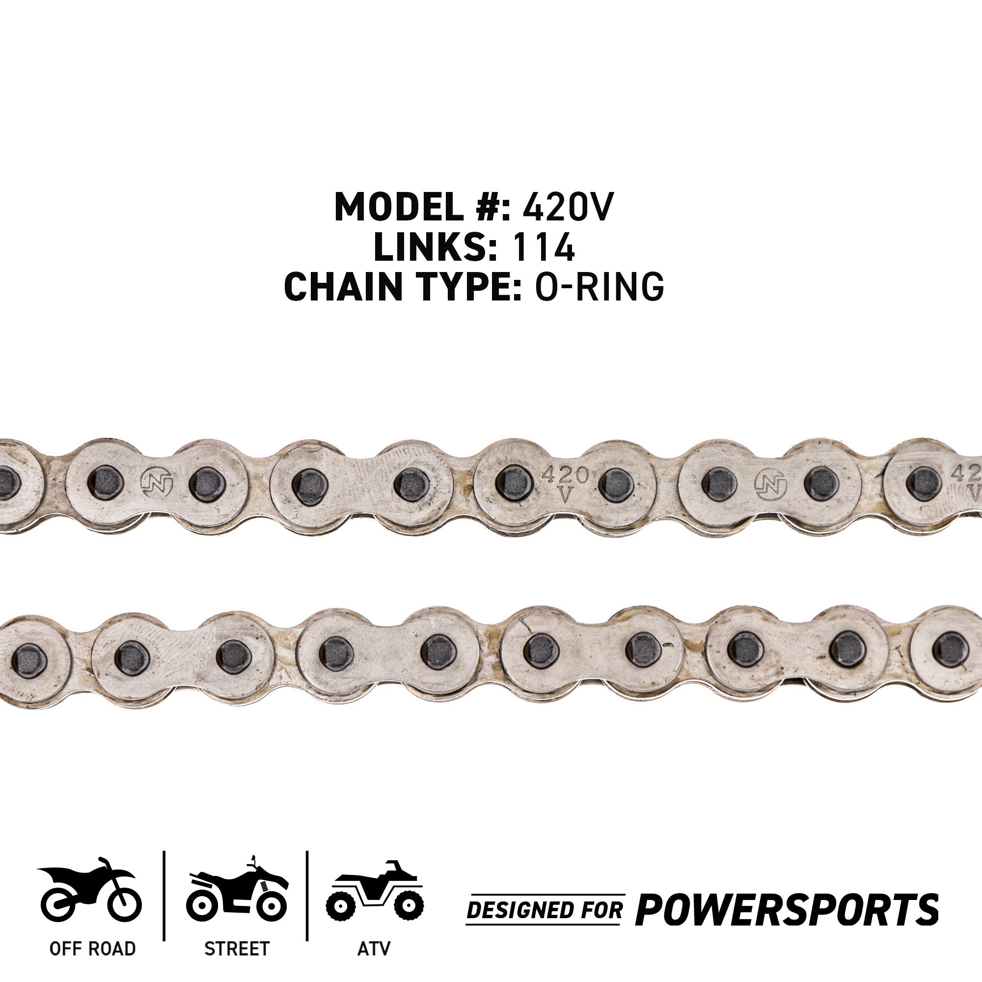NICHE 519-CDC2440H Chain for zOTHER Yamaha Honda YZ65 Elsinore Dream