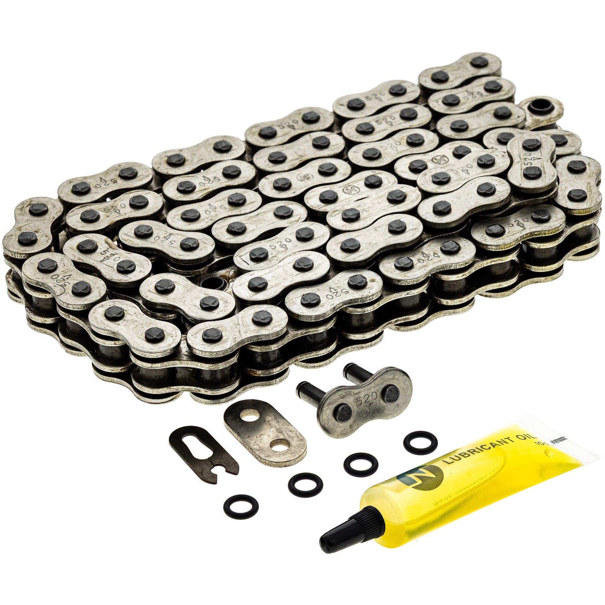 Drive Chain 74 O-Ring w/ Master Link for zOTHER Yamaha Polaris Trail Scrambler Grizzly NICHE 519-CDC2441H