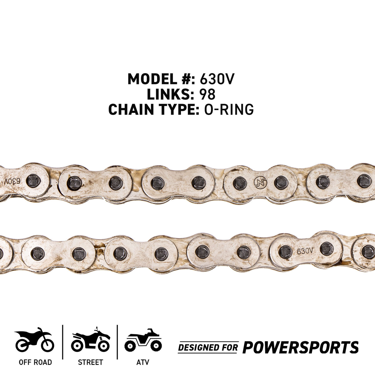 NICHE 519-CDC2452H Chain for zOTHER Kawasaki KZ1000 GPz750 GPz1100