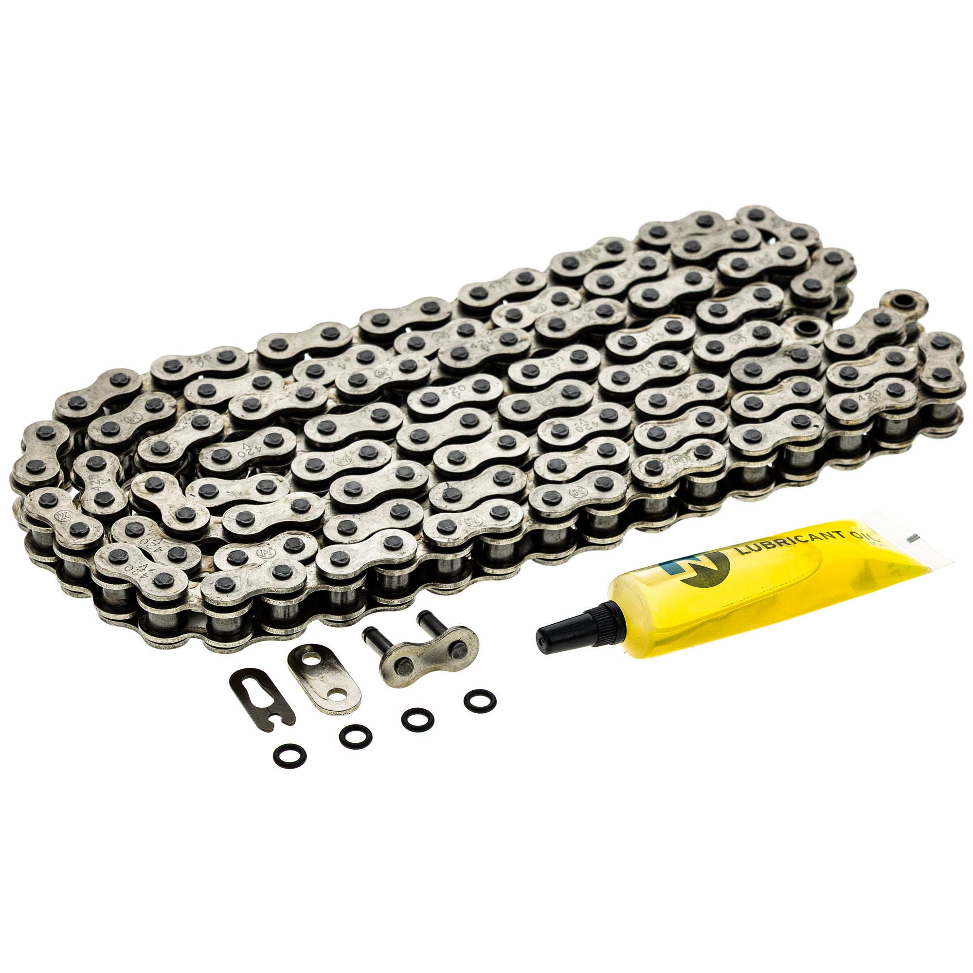 Drive Chain 128 O-Ring w/ Master Link for zOTHER CR80R 5345 NICHE 519-CDC2456H