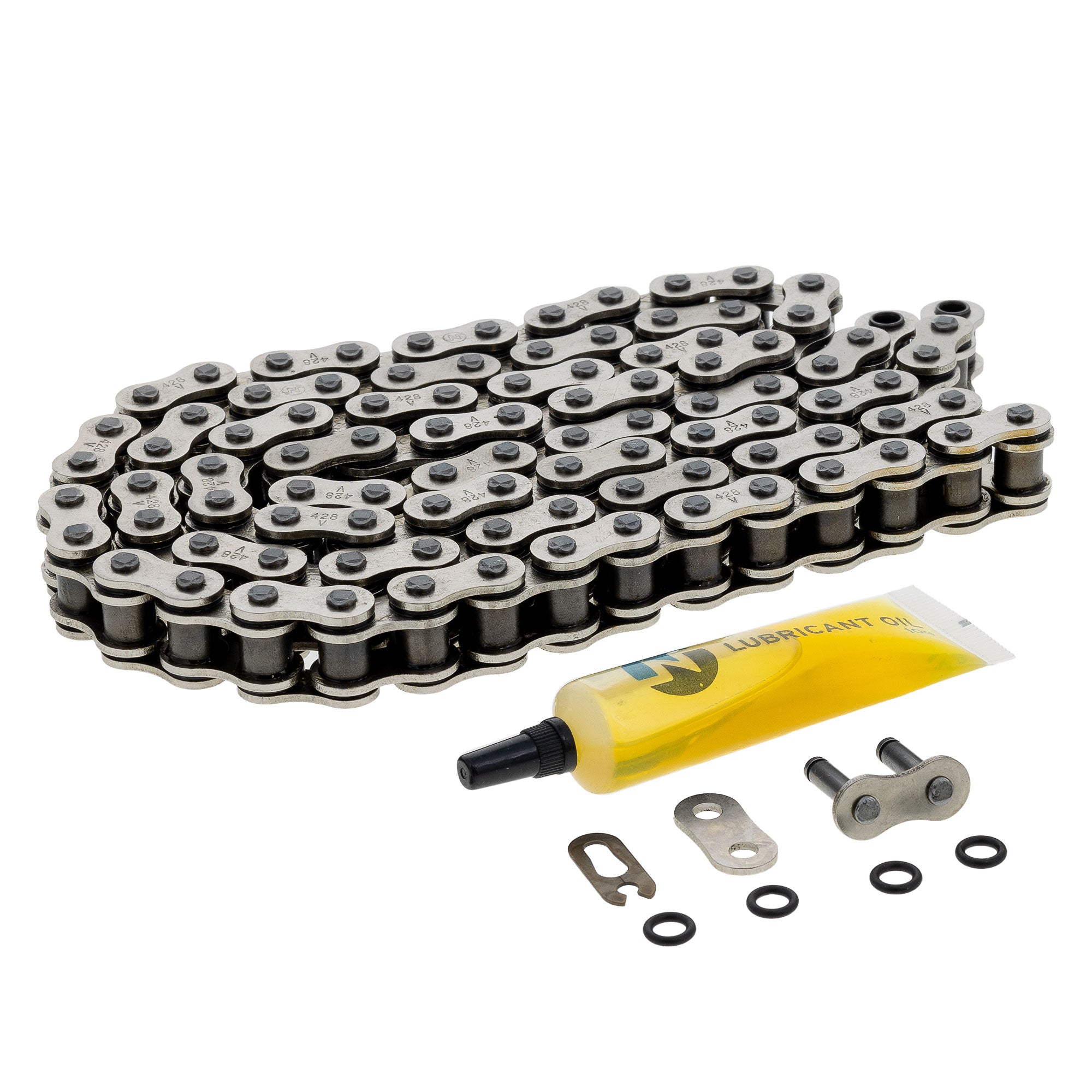 Drive Chain 96 O-Ring w/ Master Link for zOTHER Suzuki KM100 KD100 JR80 DS80 5348 428V-96 NICHE 519-CDC2459H