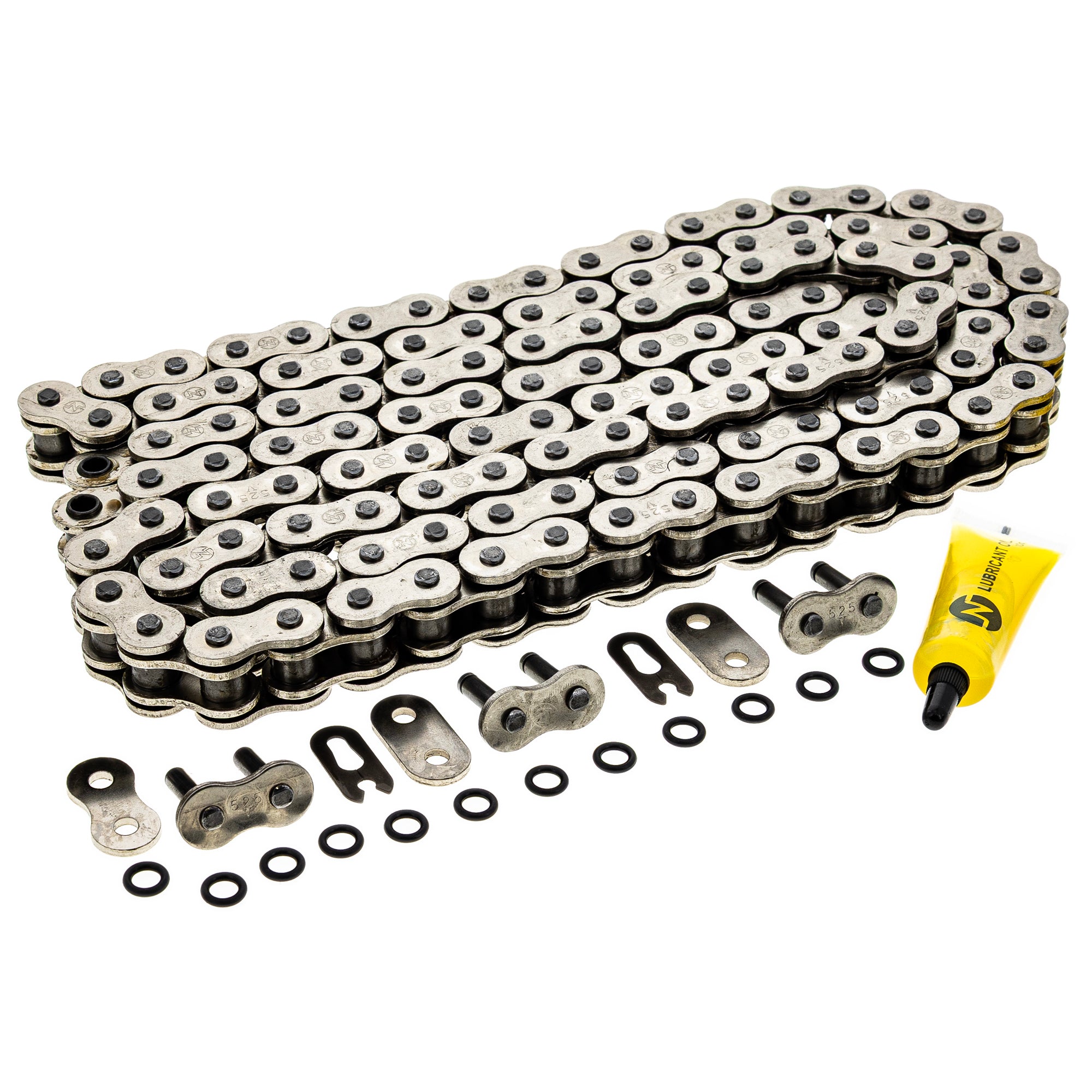 Drive Chain 124 O-Ring w/ Master Link for zOTHER Triumph CBF600 T2015070 5353 525V-124 NICHE 519-CDC2464H