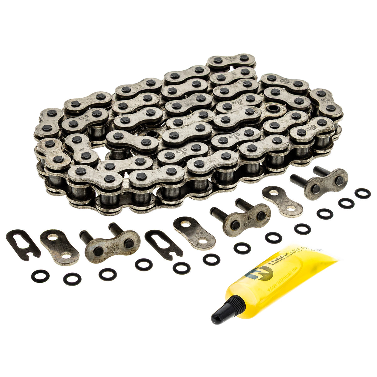 Drive Chain 64 O-Ring w/ Master Link for zOTHER Quadrunner ALT50 5357 NICHE 519-CDC2468H