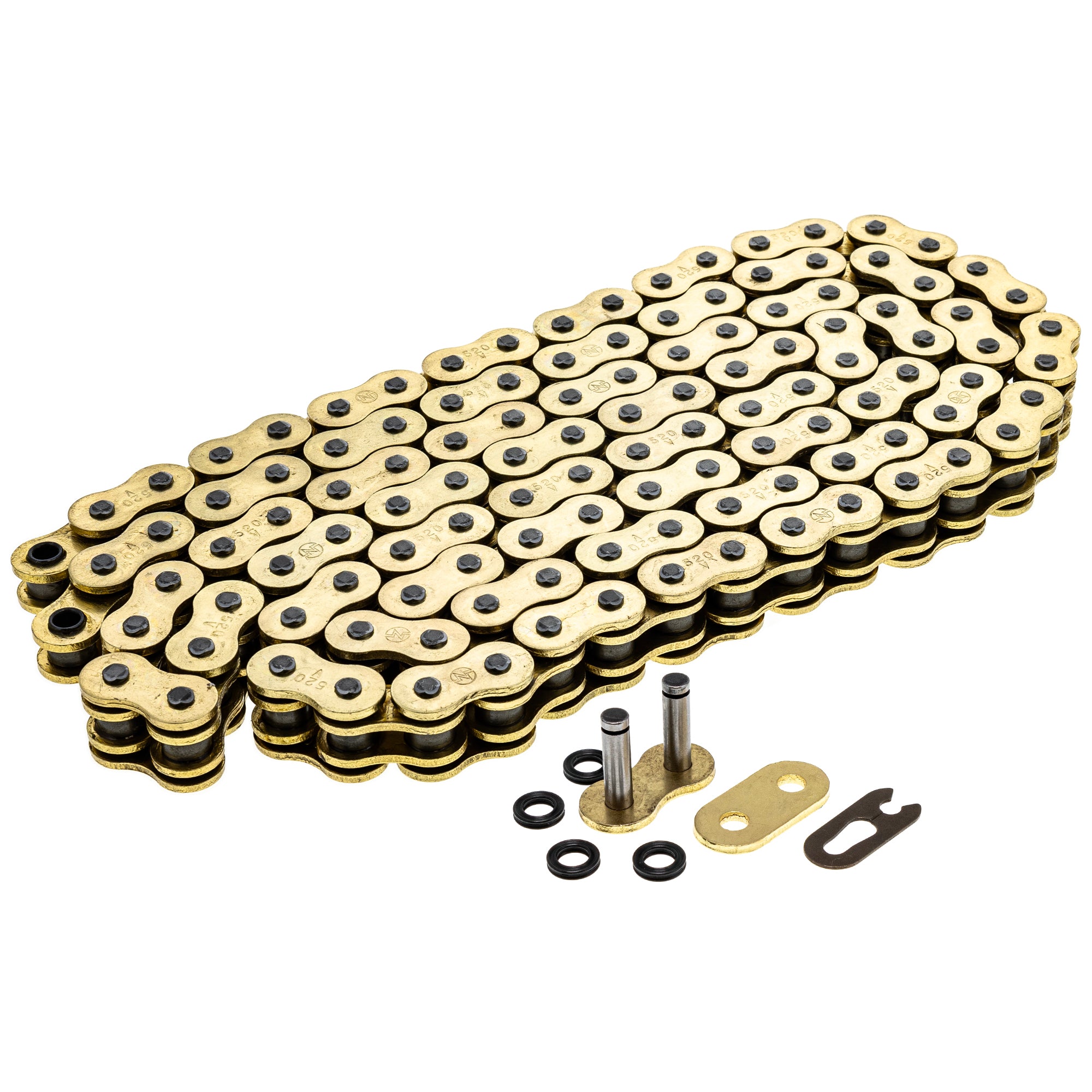 Gold X-Ring Chain 118 w/ Master Link for zOTHER Yamaha KTM Freeride 890 790 690 NICHE 519-CDC2401H