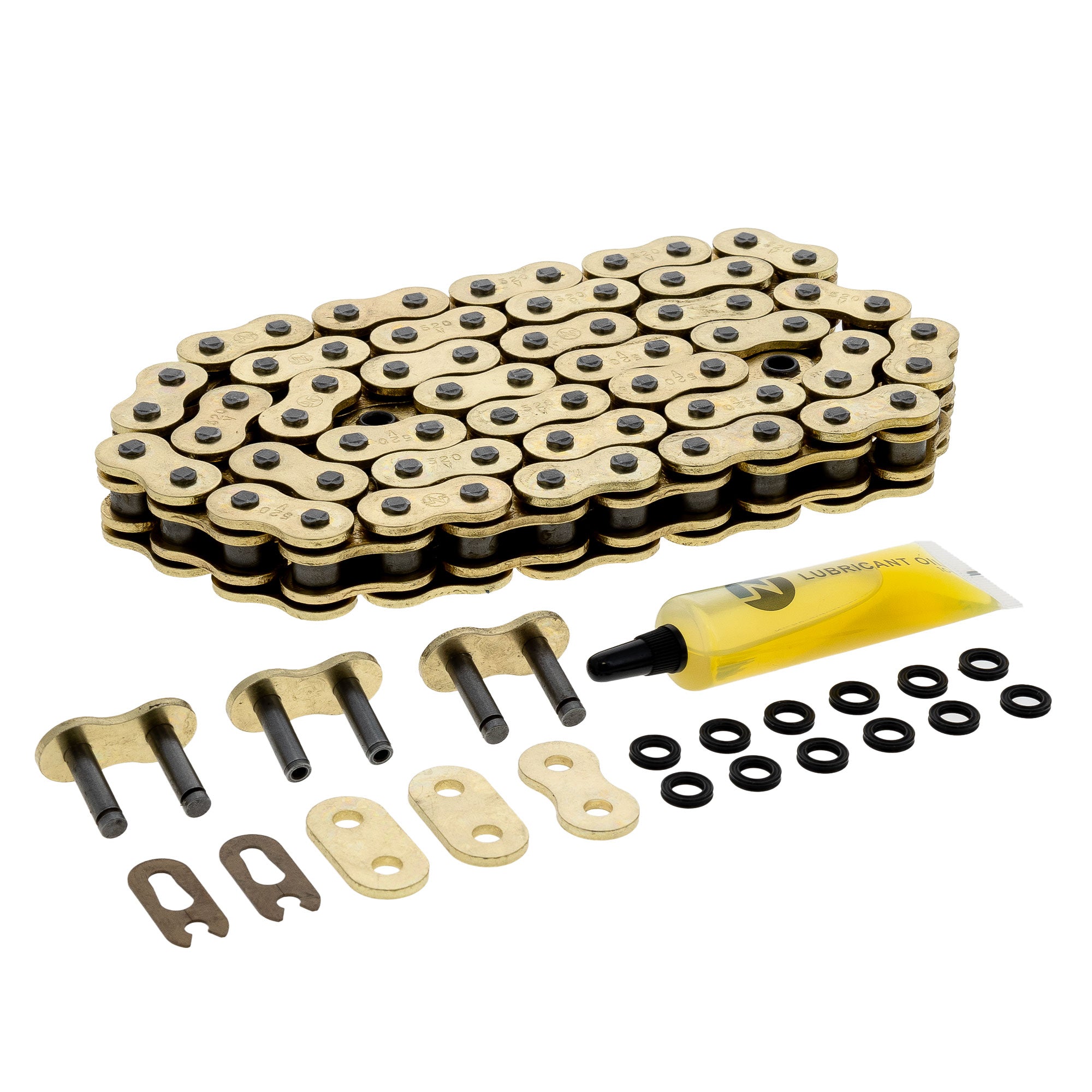 Gold X-Ring Chain 70 w/ Master Link for Polaris Xplorer Trail Sportsman Scrambler NICHE 519-CDC2417H