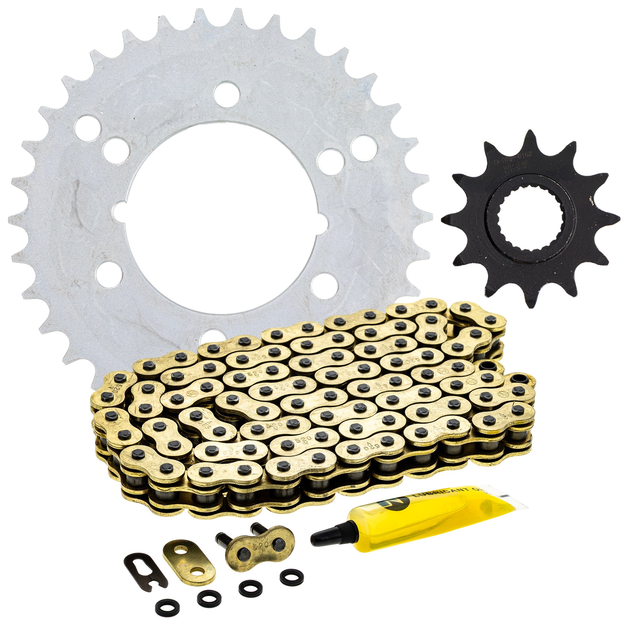 Gold X-Ring Chain 88 w/ Master Link for zOTHER Polaris Xplorer TRX450 TRX400 Trail NICHE 519-CDC2534H