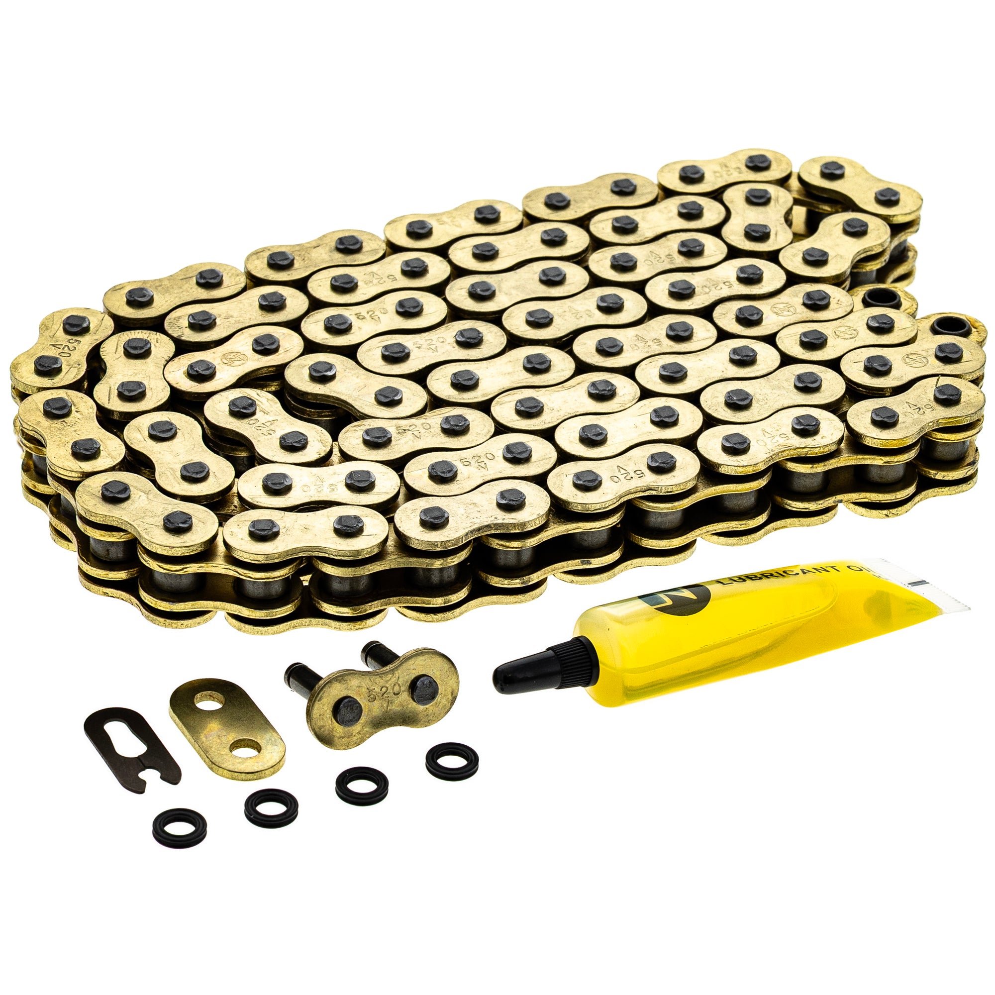 Gold X-Ring Chain 88 w/ Master Link for zOTHER Polaris Xplorer TRX450 TRX400 Trail NICHE 519-CDC2534H