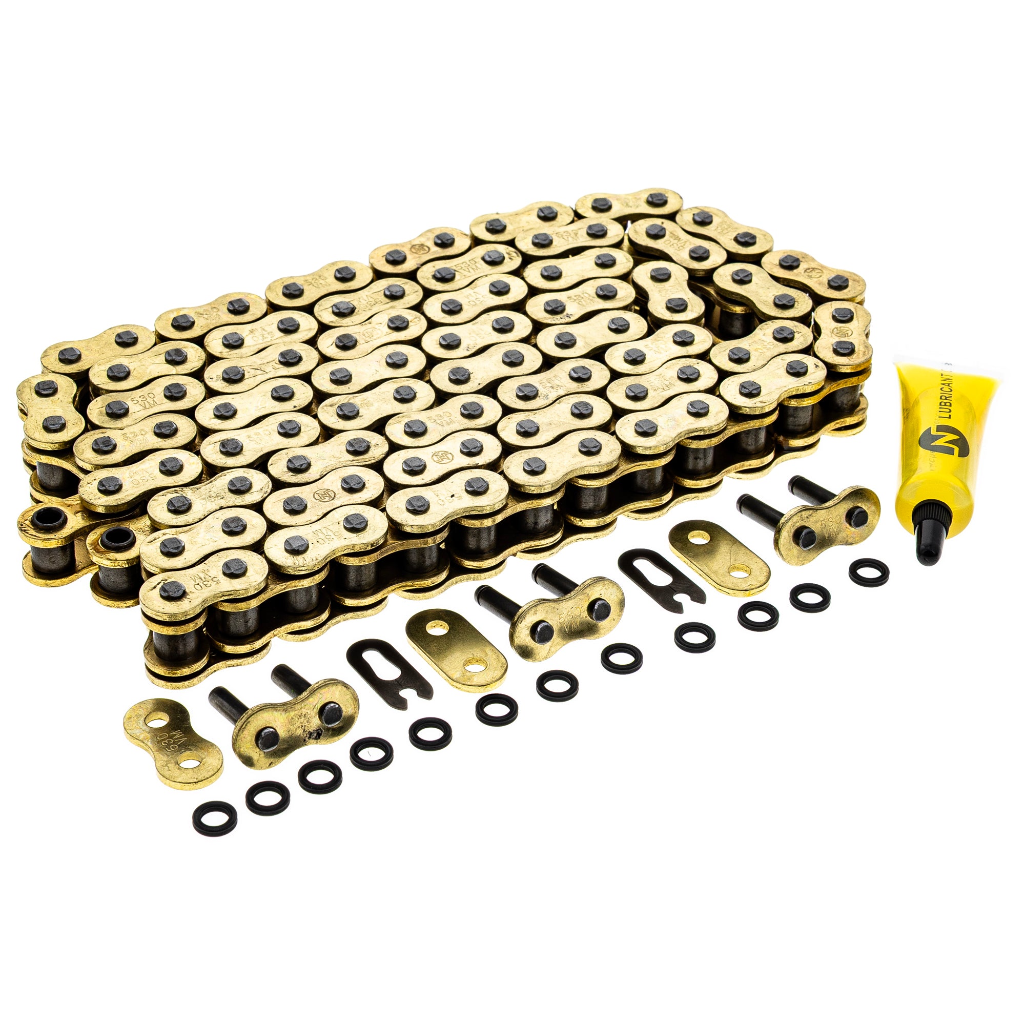 Gold X-Ring Chain 102 w/ Master Link for zOTHER XT500 XS400 XL350 Super 94685-30011-00 NICHE 519-CDC2535H