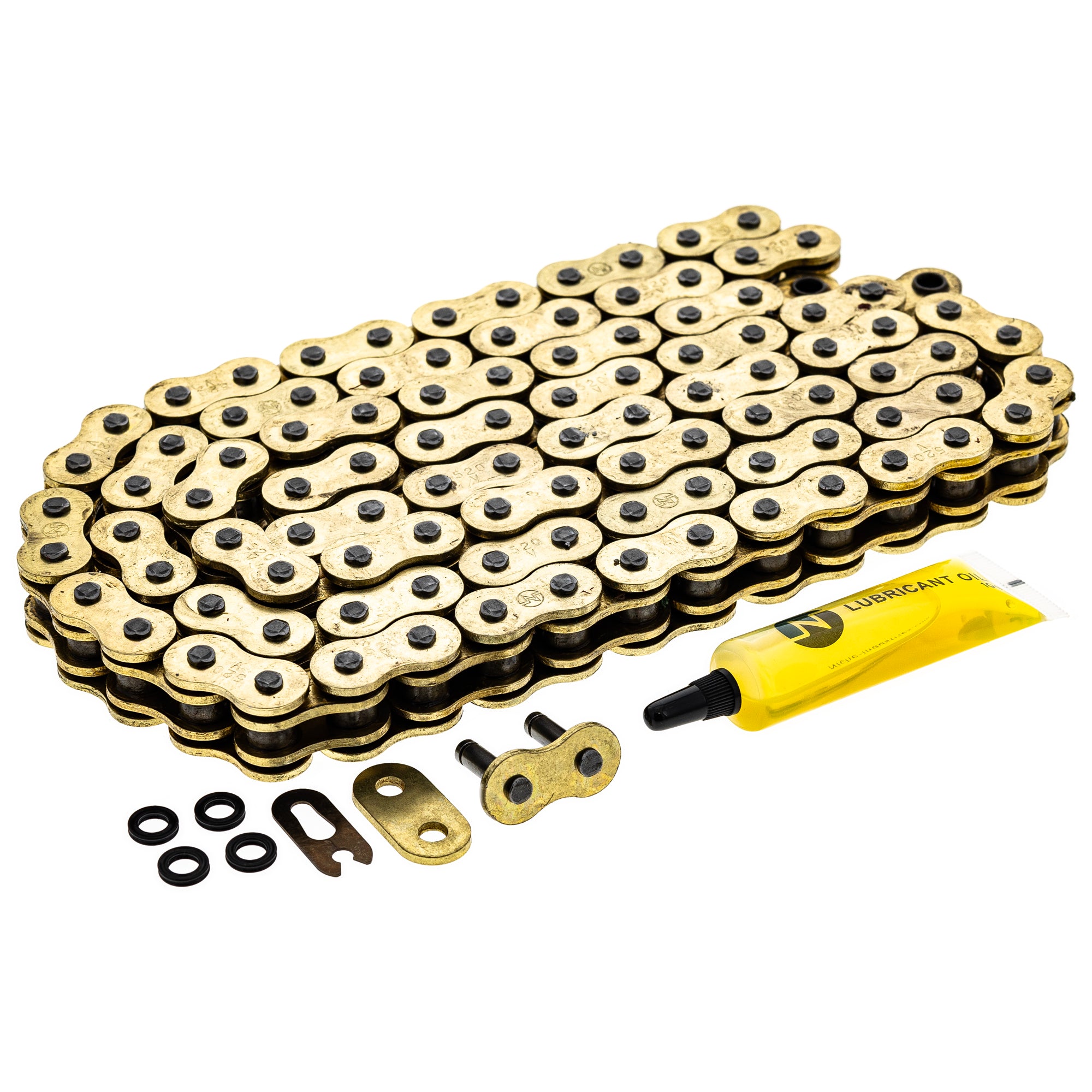 Gold X-Ring Chain 102 w/ Master Link for zOTHER Kawasaki Ducati BRP Can-Am Ski-Doo Sea-Doo NICHE 519-CDC2542H