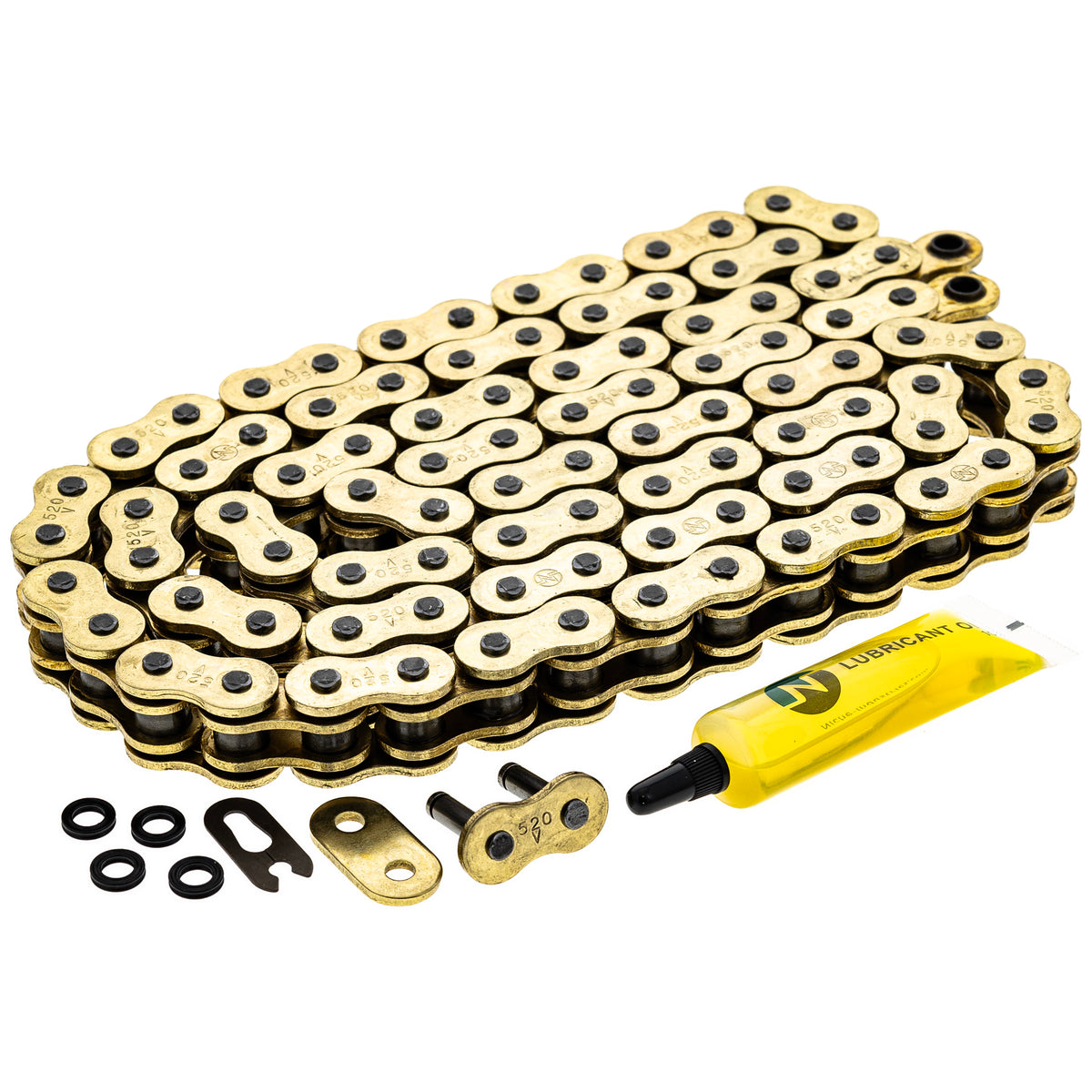Gold X-Ring Chain 94 w/ Master Link for zOTHER Polaris Kawasaki Honda Ducati YZ100 XL175 NICHE 519-CDC2549H