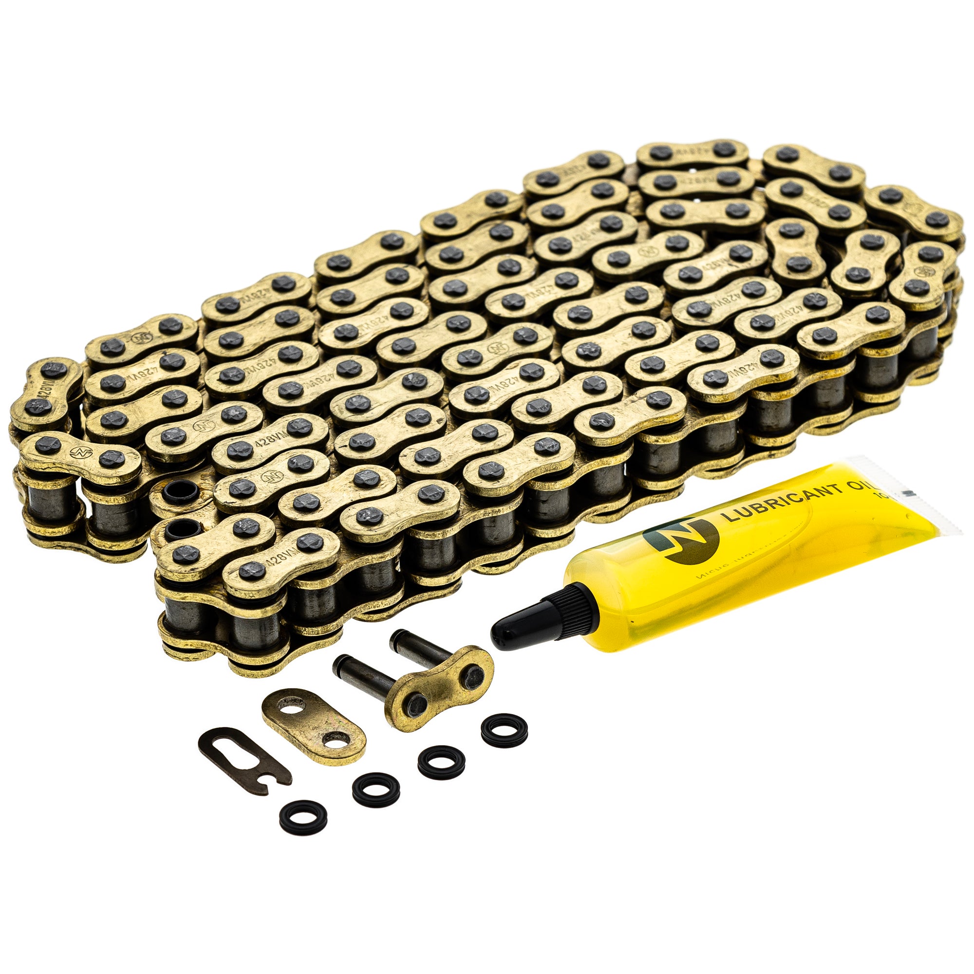 Gold X-Ring Chain 108 w/ Master Link for zOTHER YZ80 YL2 YA6 XL100S 5443 NICHE 519-CDC2554H
