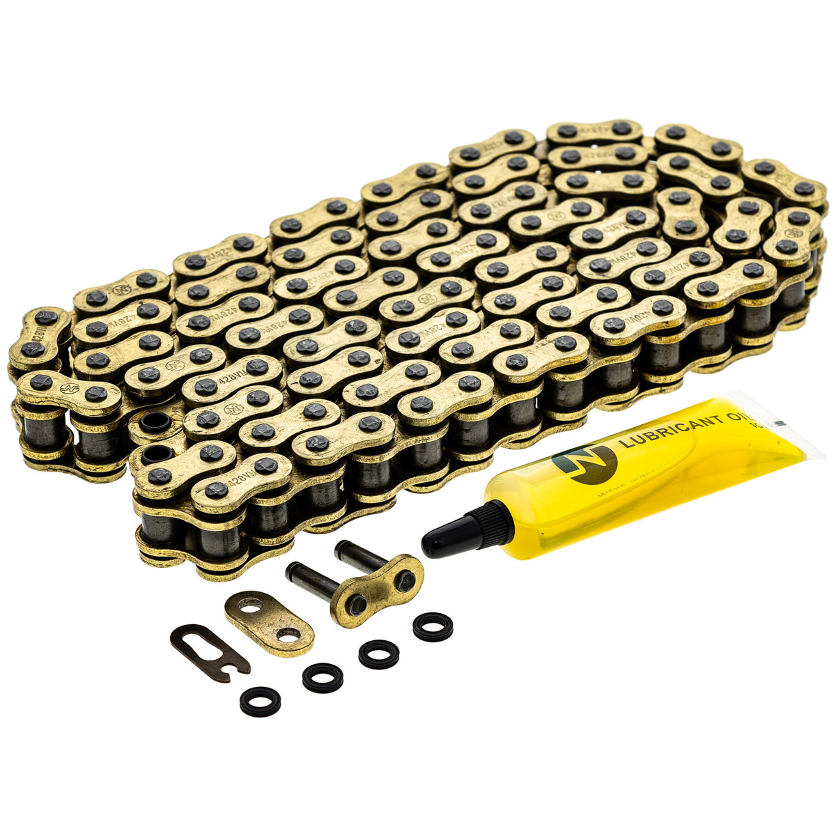 Gold X-Ring Chain 108 w/ Master Link for zOTHER YZ80 YL2 YA6 XL100S 5443 NICHE 519-CDC2554H