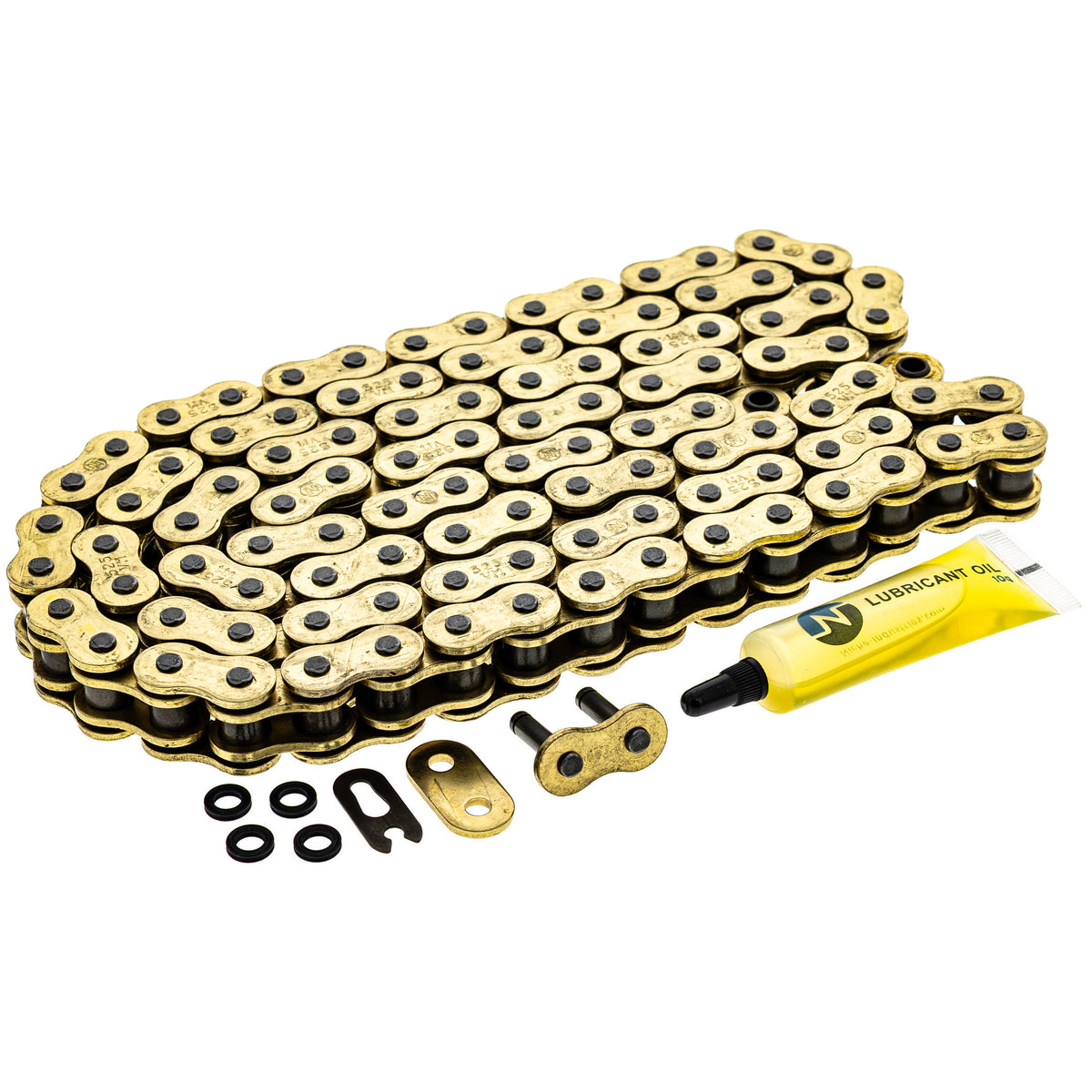 Gold X-Ring Chain 106 w/ Master Link for zOTHER Triumph Ducati Zephyr VFR750R TT600 Speed NICHE 519-CDC2514H