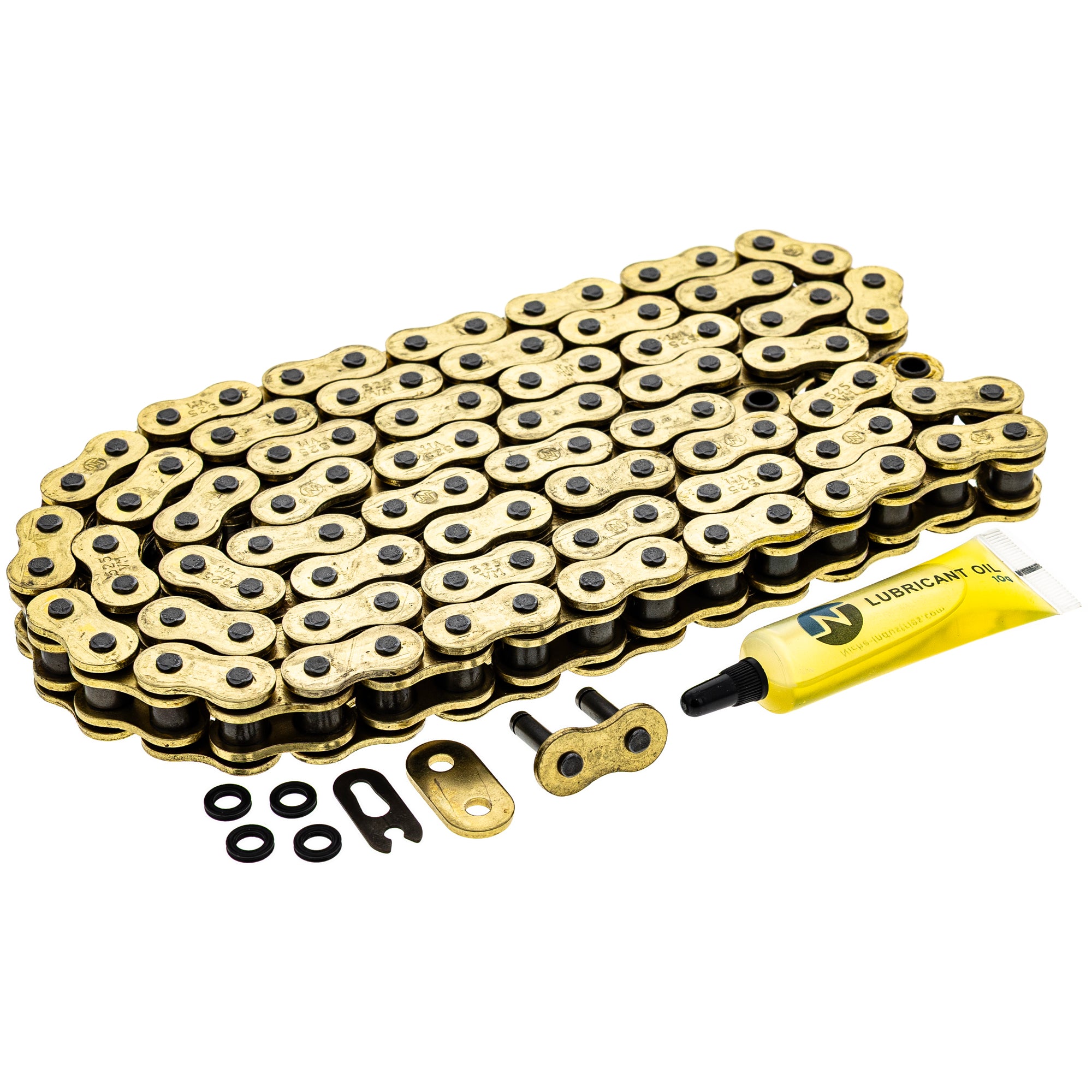 Gold X-Ring Chain 106 w/ Master Link for zOTHER Triumph Ducati Zephyr VFR750R TT600 Speed NICHE 519-CDC2514H