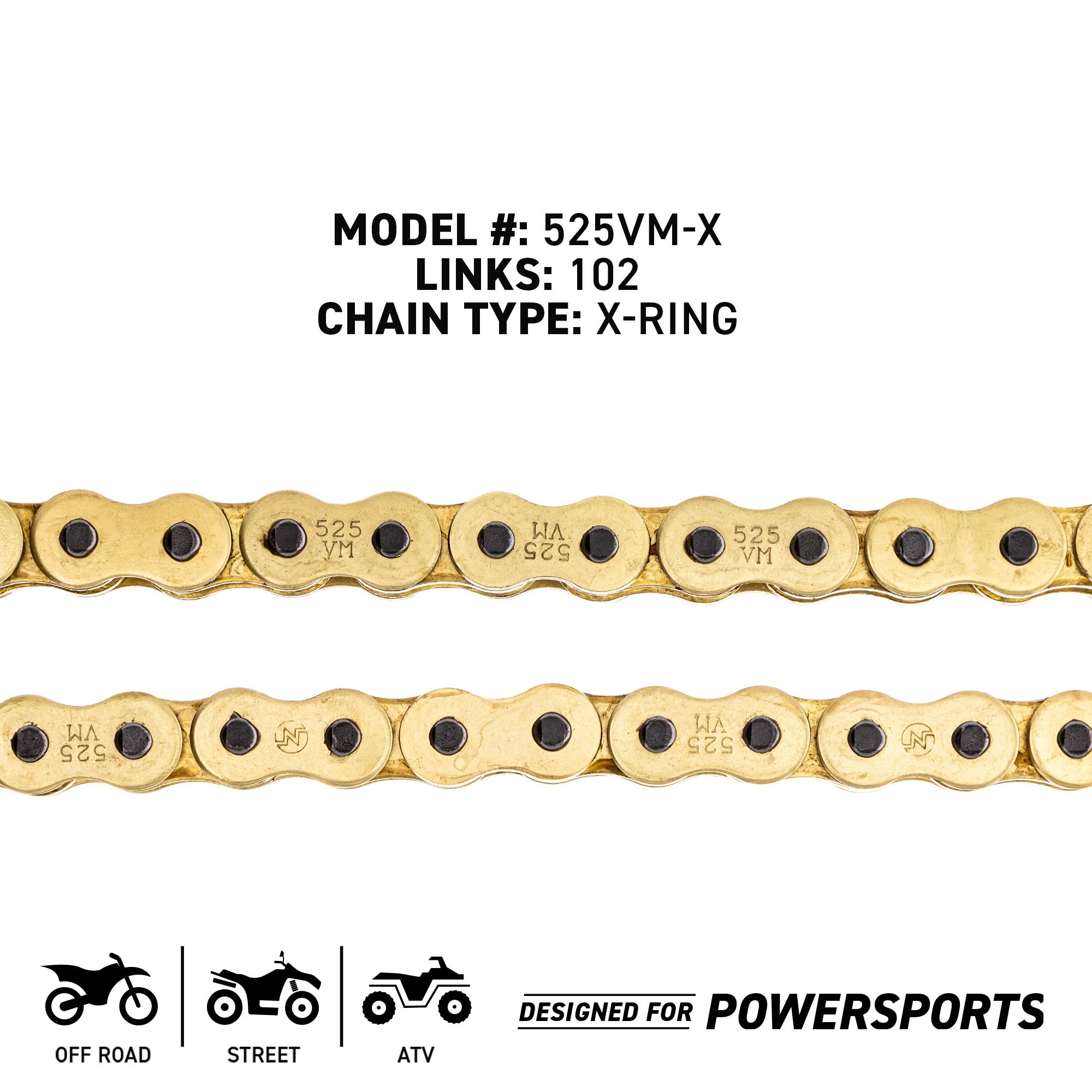 NICHE 519-CDC2629H Chain for zOTHER Ducati TS250 TM400 67640741A