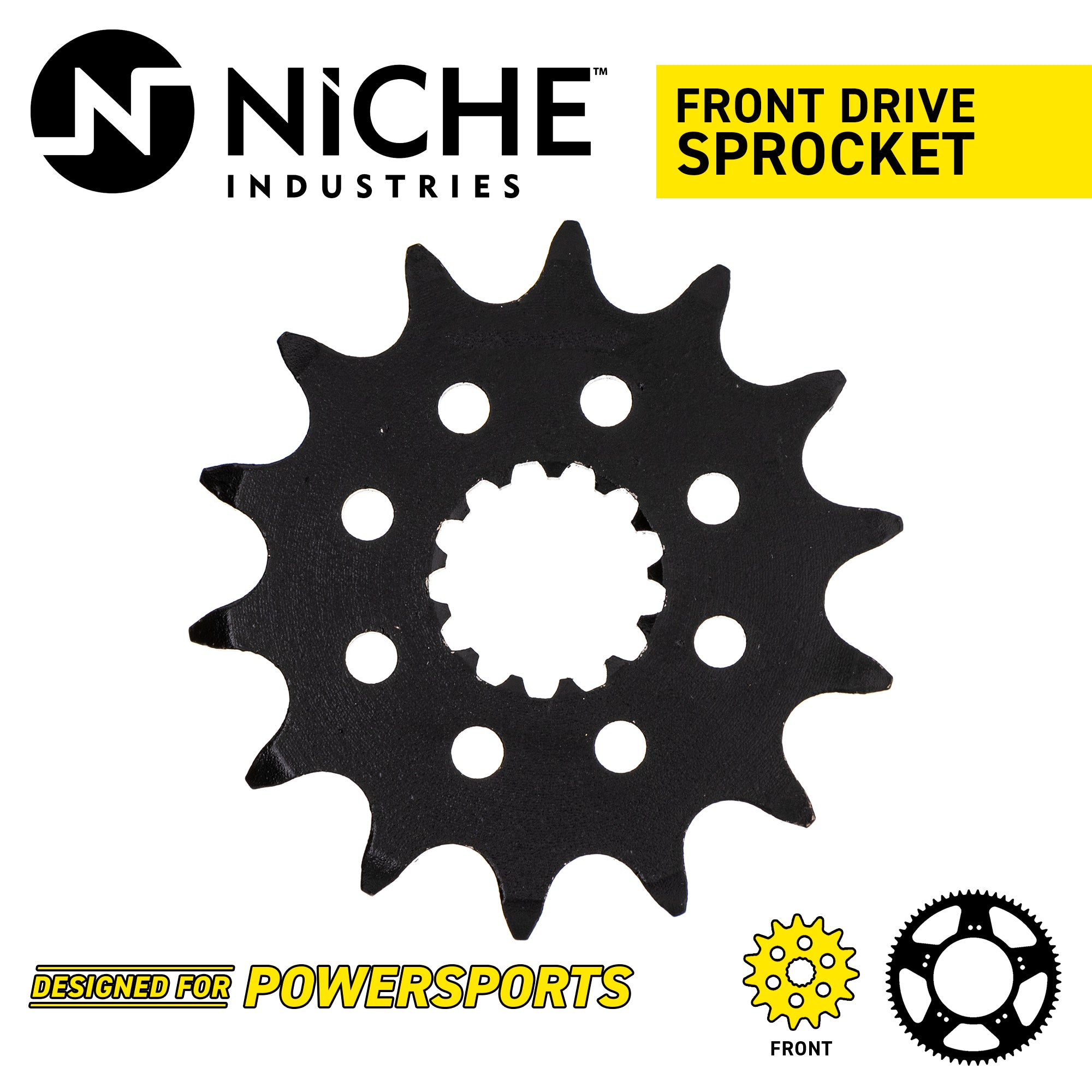 NICHE 519-CDS2226P Front Drive Sprocket for Yamaha Kawasaki JT