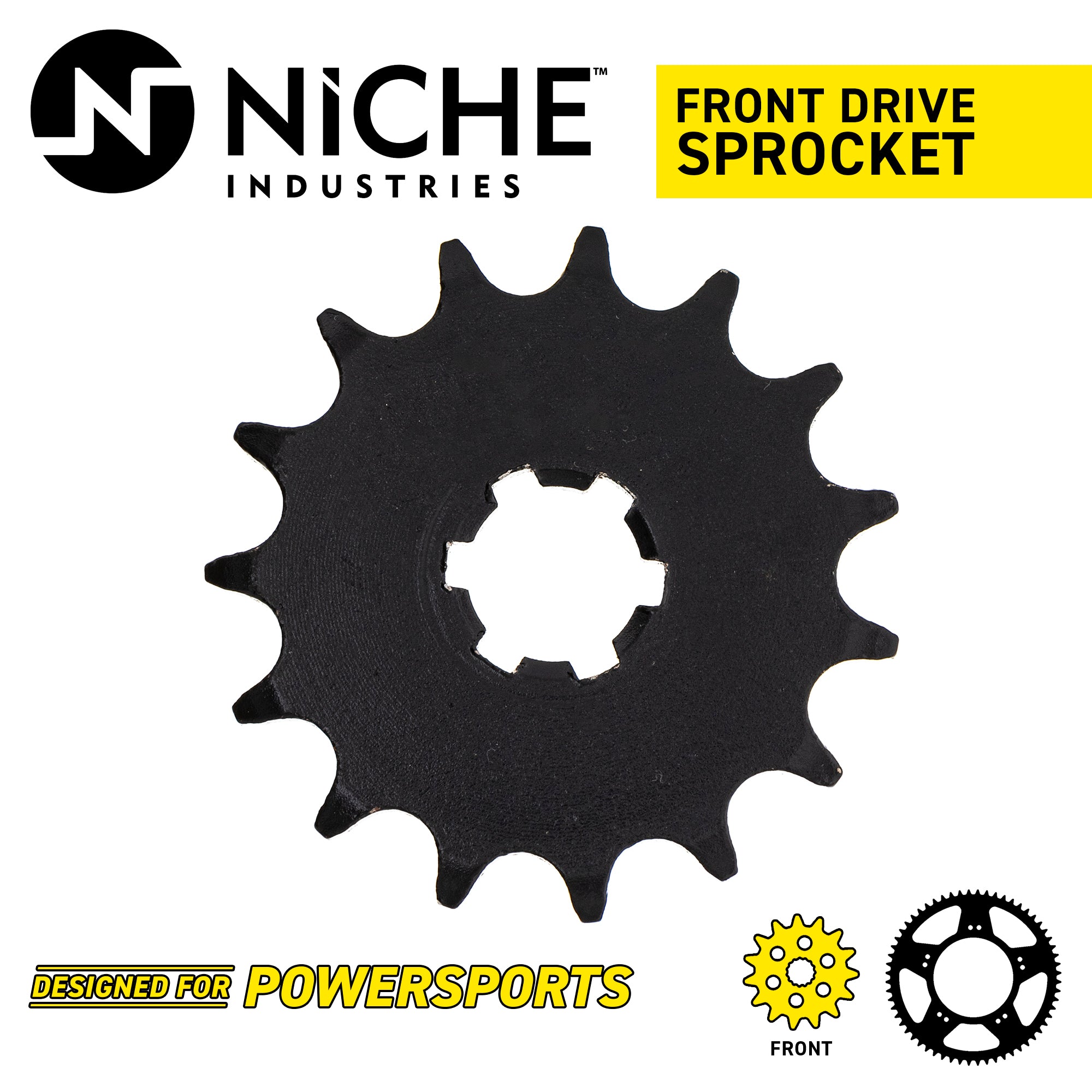 NICHE 519-CDS2297P Front Drive Sprocket for Yamaha JT Sprocket YZ80