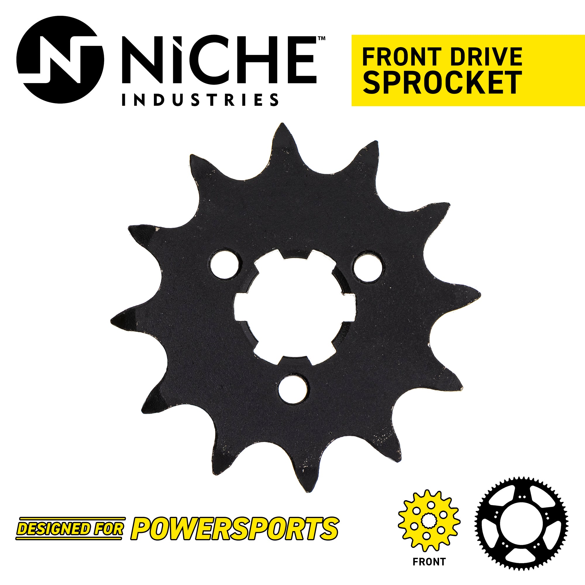 NICHE 519-CDS2204P Front Drive Sprocket for zOTHER Kawasaki JT