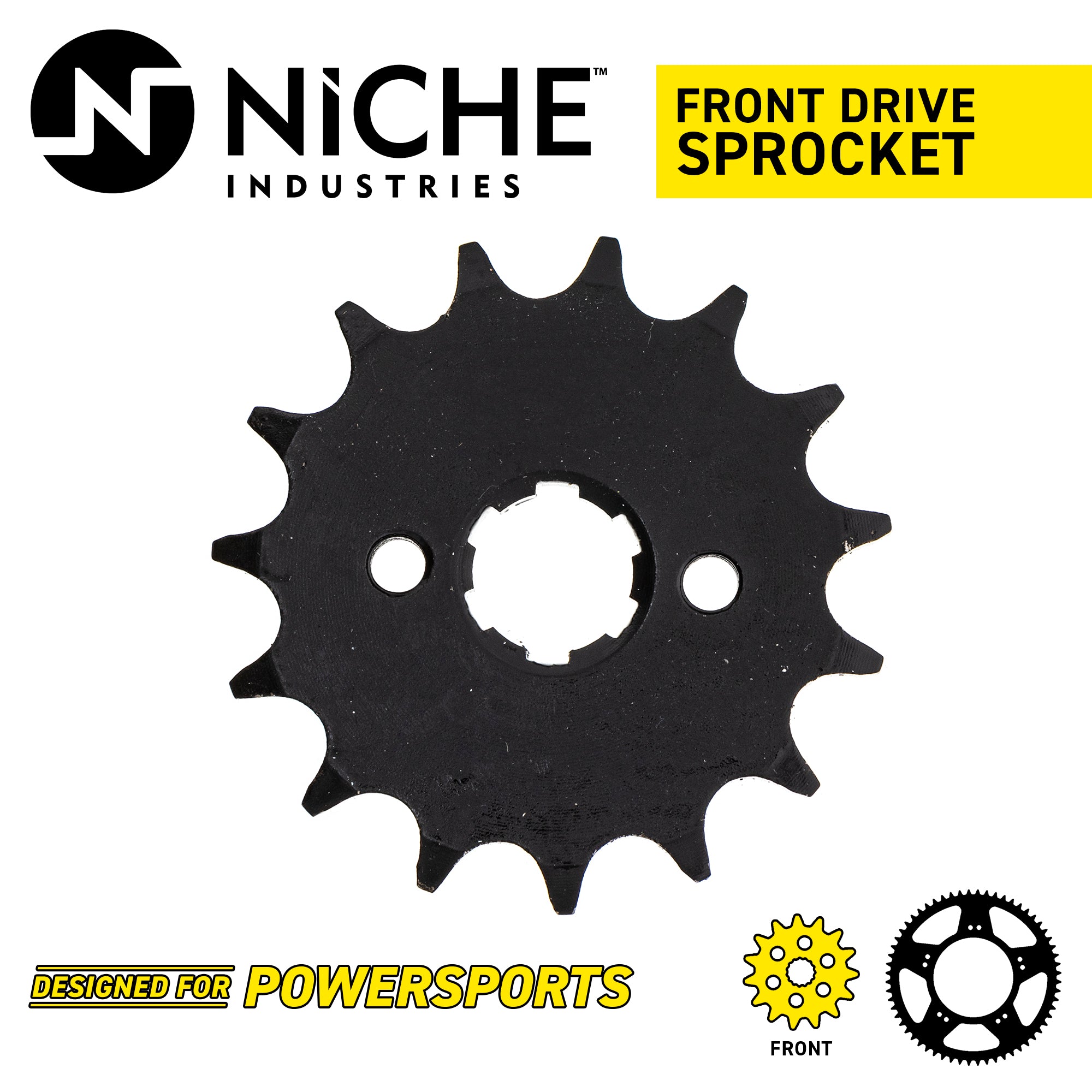 NICHE 519-CDS2214P Front Drive Sprocket for JT Sprocket Honda XL100S