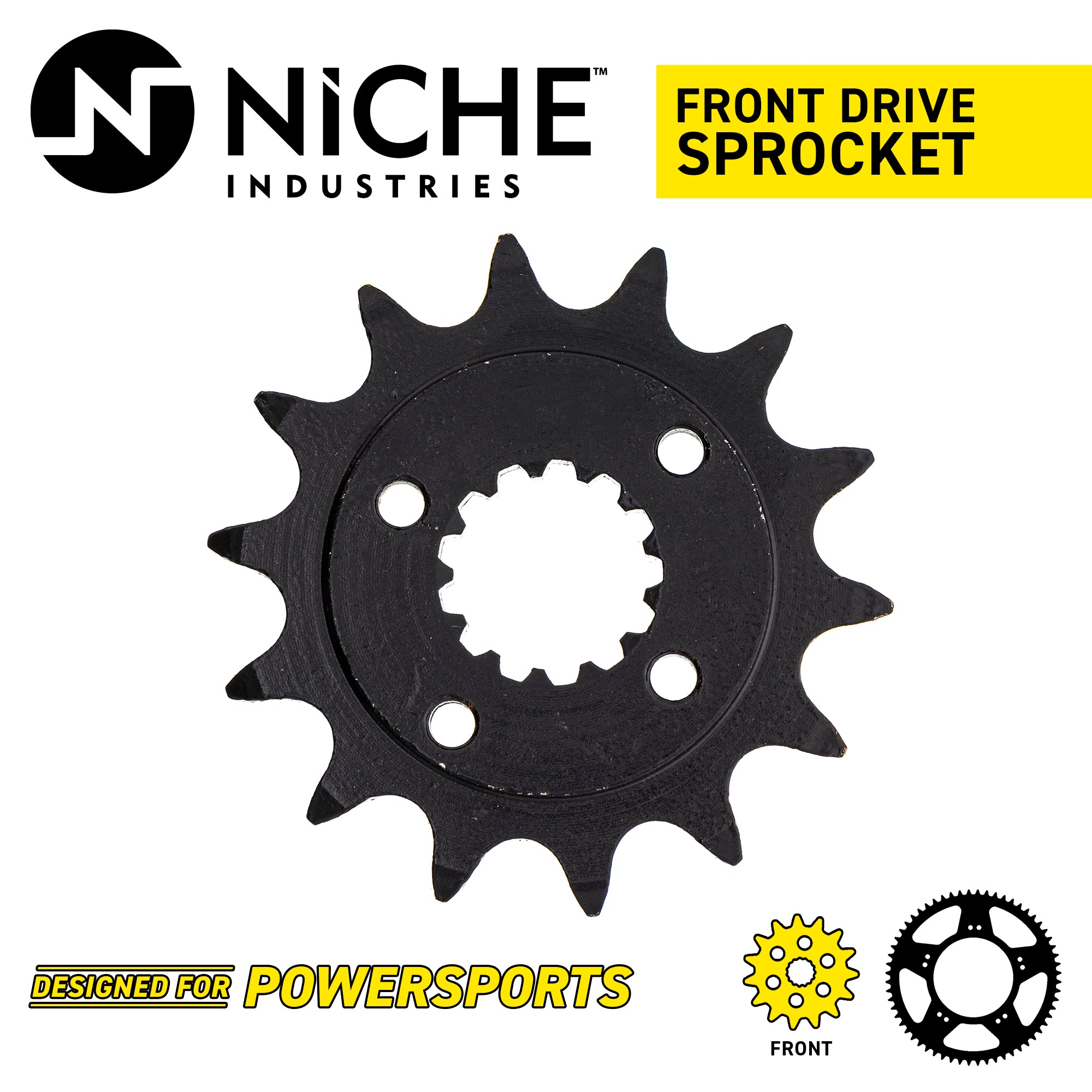 NICHE 519-CDS2215P Front Drive Sprocket for Polaris JT Sprocket Honda
