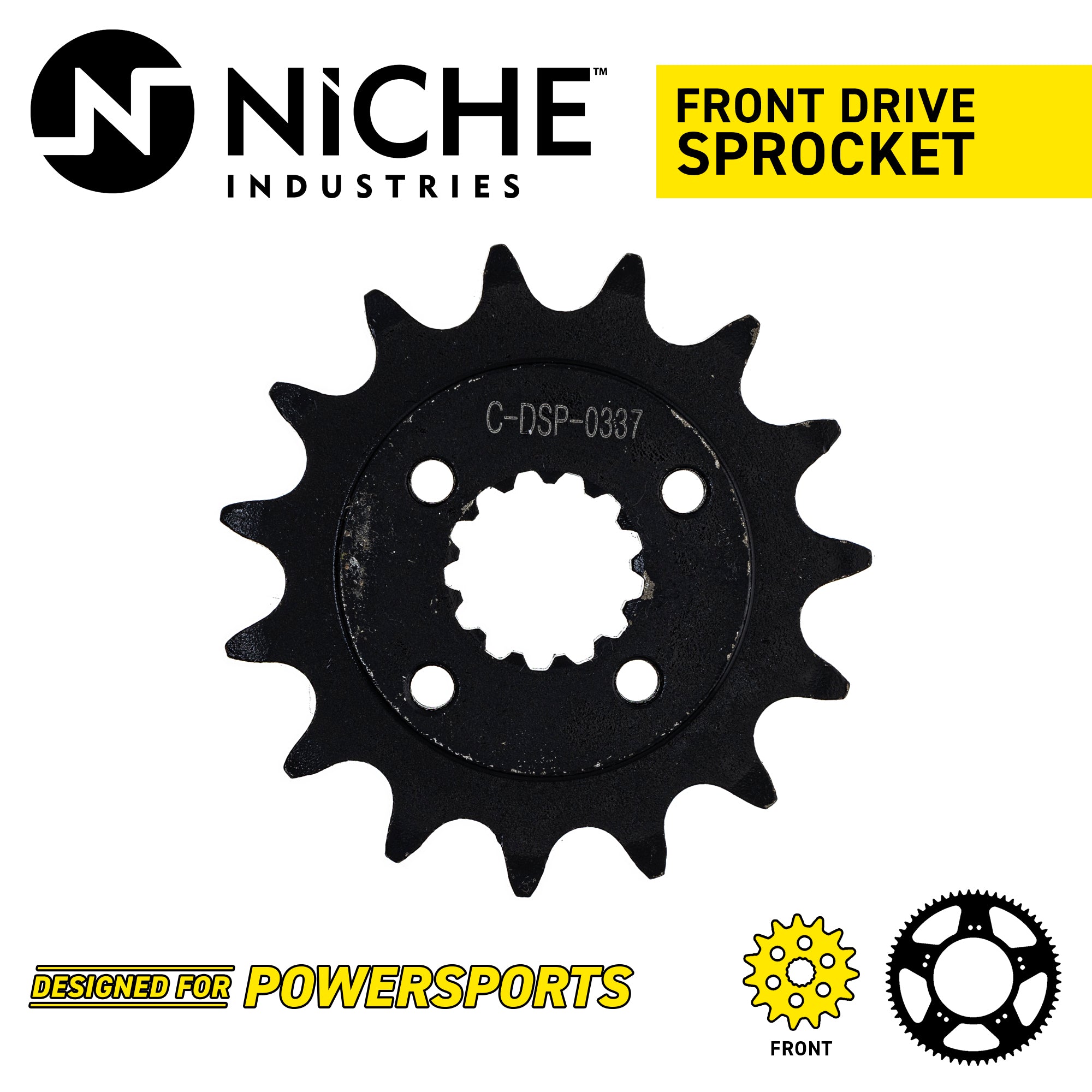 NICHE 519-CDS2559P Front Sprocket for XR650L