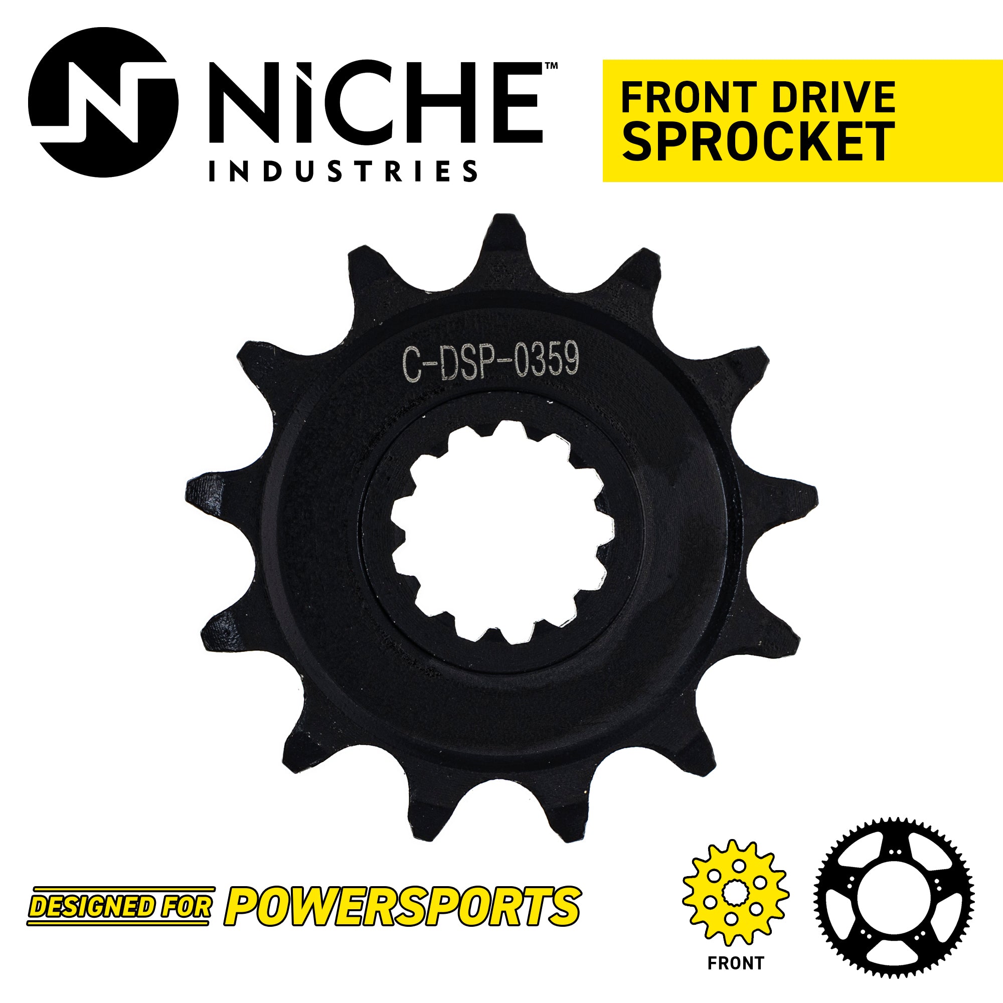 NICHE 519-CDS2571P Front Sprocket for KX450X KX450SR KX450F KX450