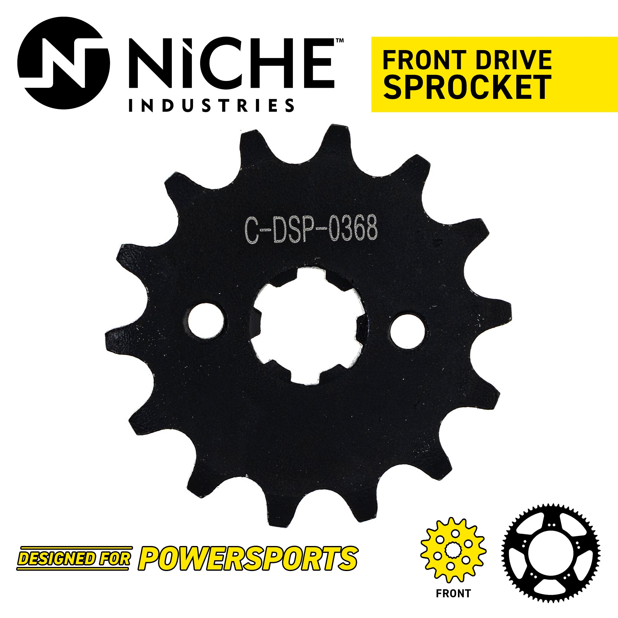 NICHE 519-CDS2580P Front Sprocket for Super