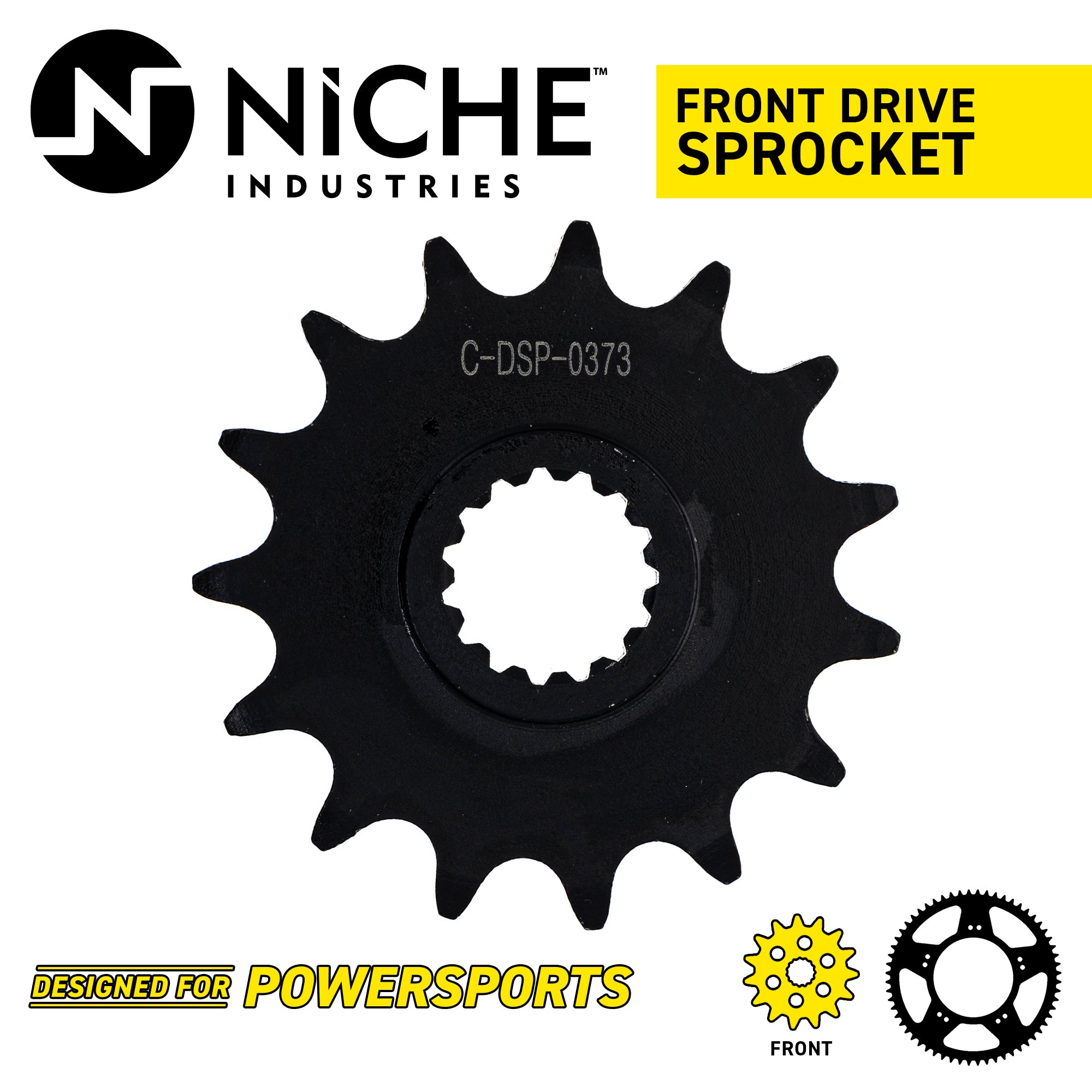 NICHE 519-CDS2595P Front Sprocket for Vitpilen Svartpilen 390