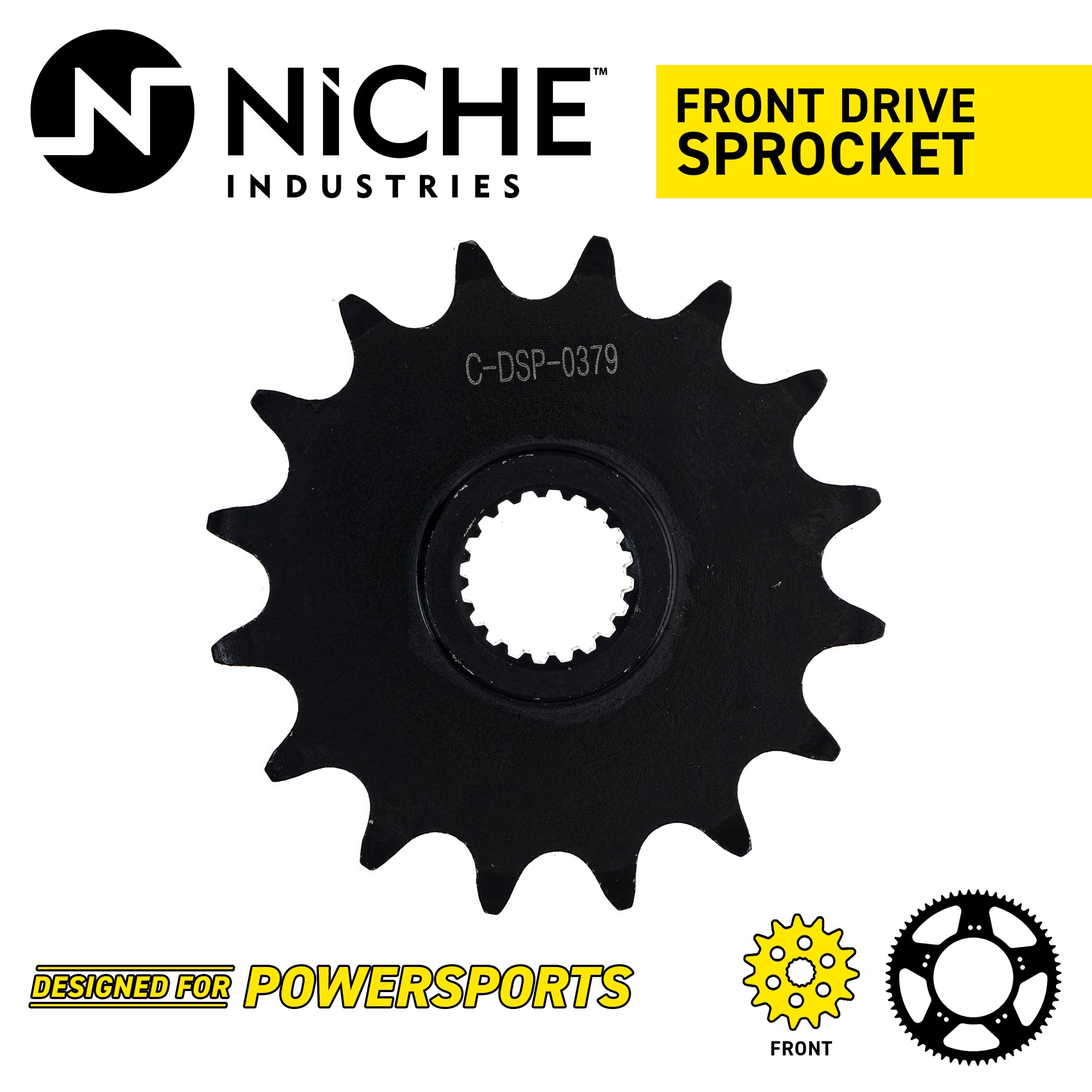 NICHE 519-CDS2591P Front Sprocket for G310R G310GS